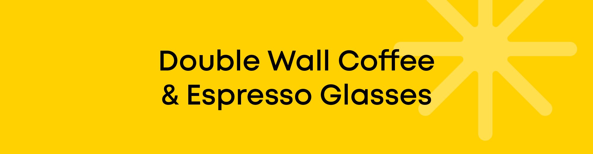Double Wall Coffee and Espresso Glasses