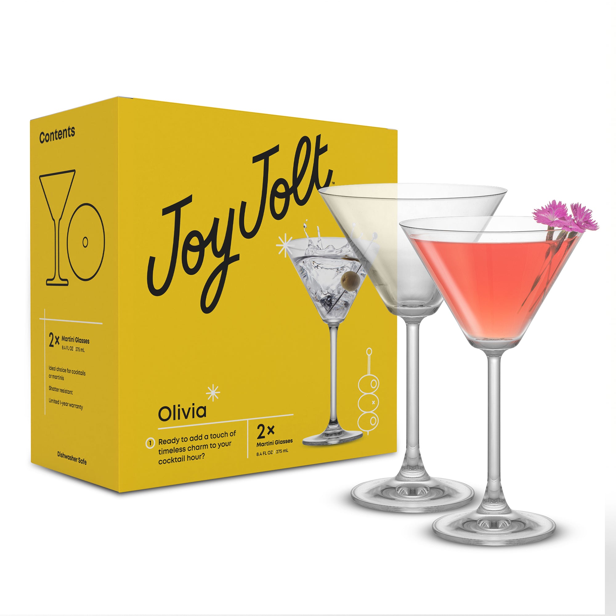 Olivia Premium Martini Glasses