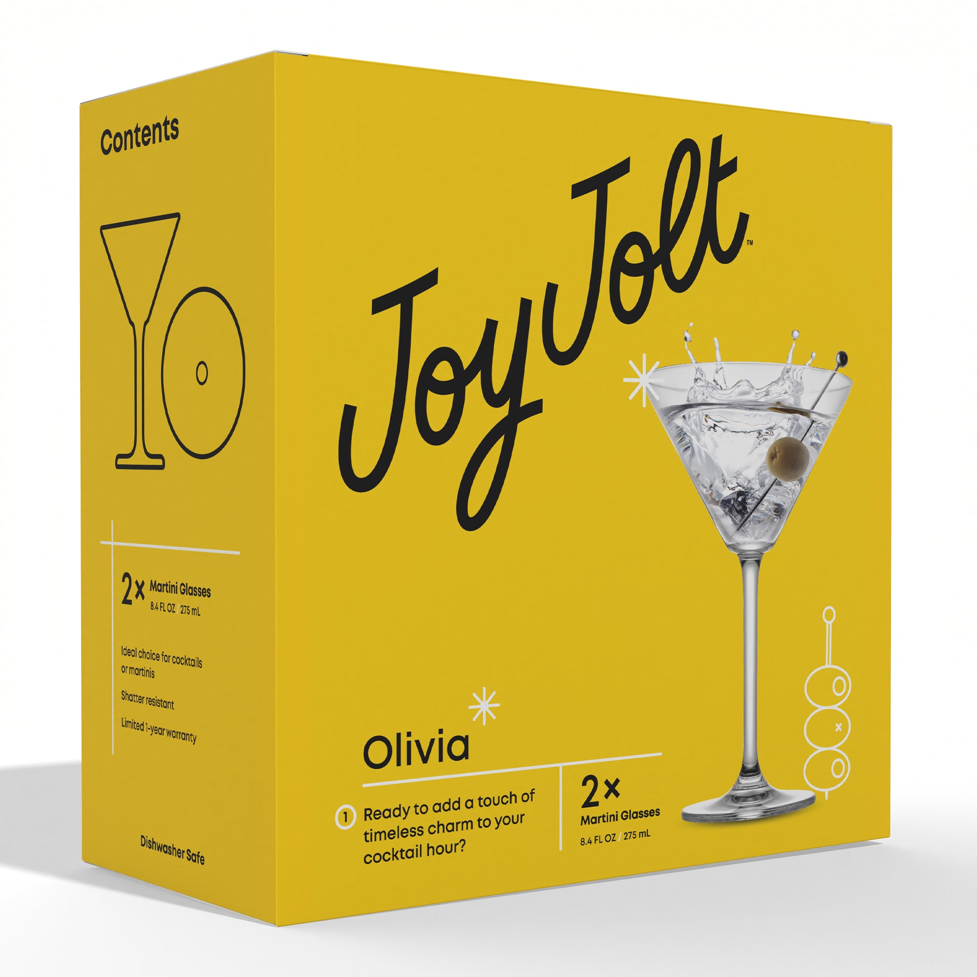 Olivia Premium Martini Glasses