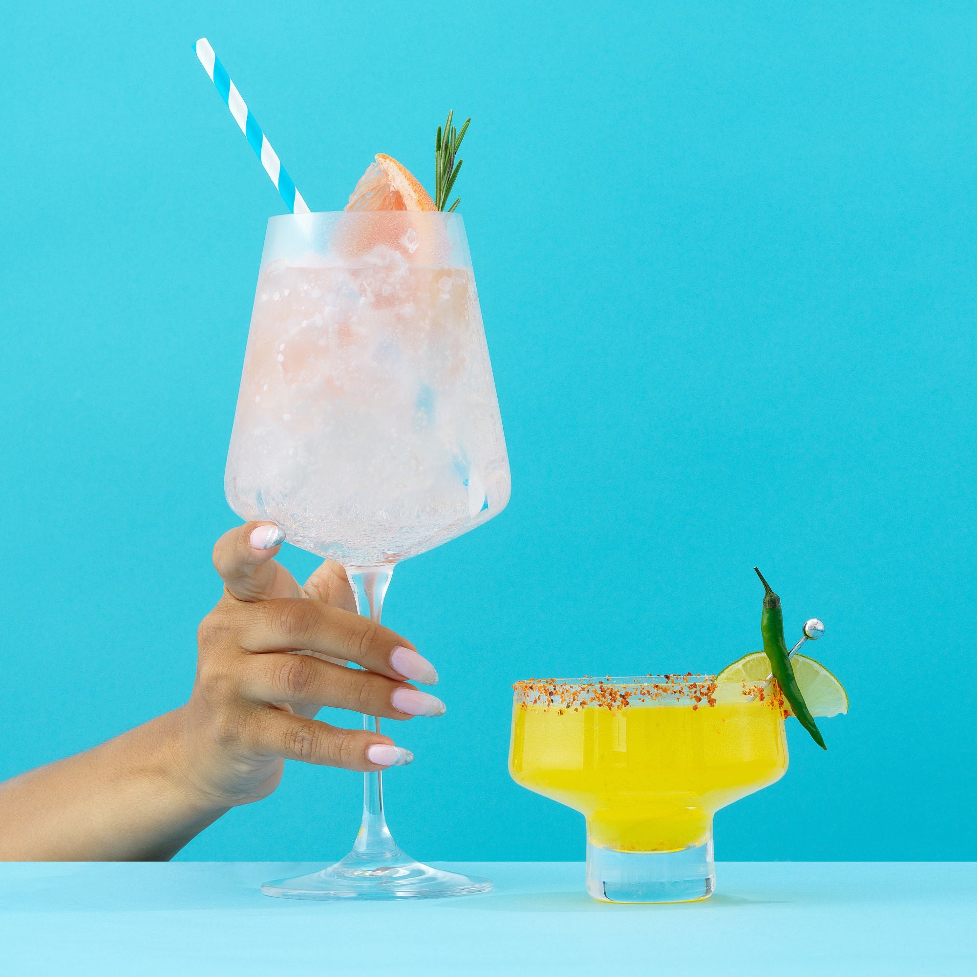 Sidney Stemless Coupe Glasses