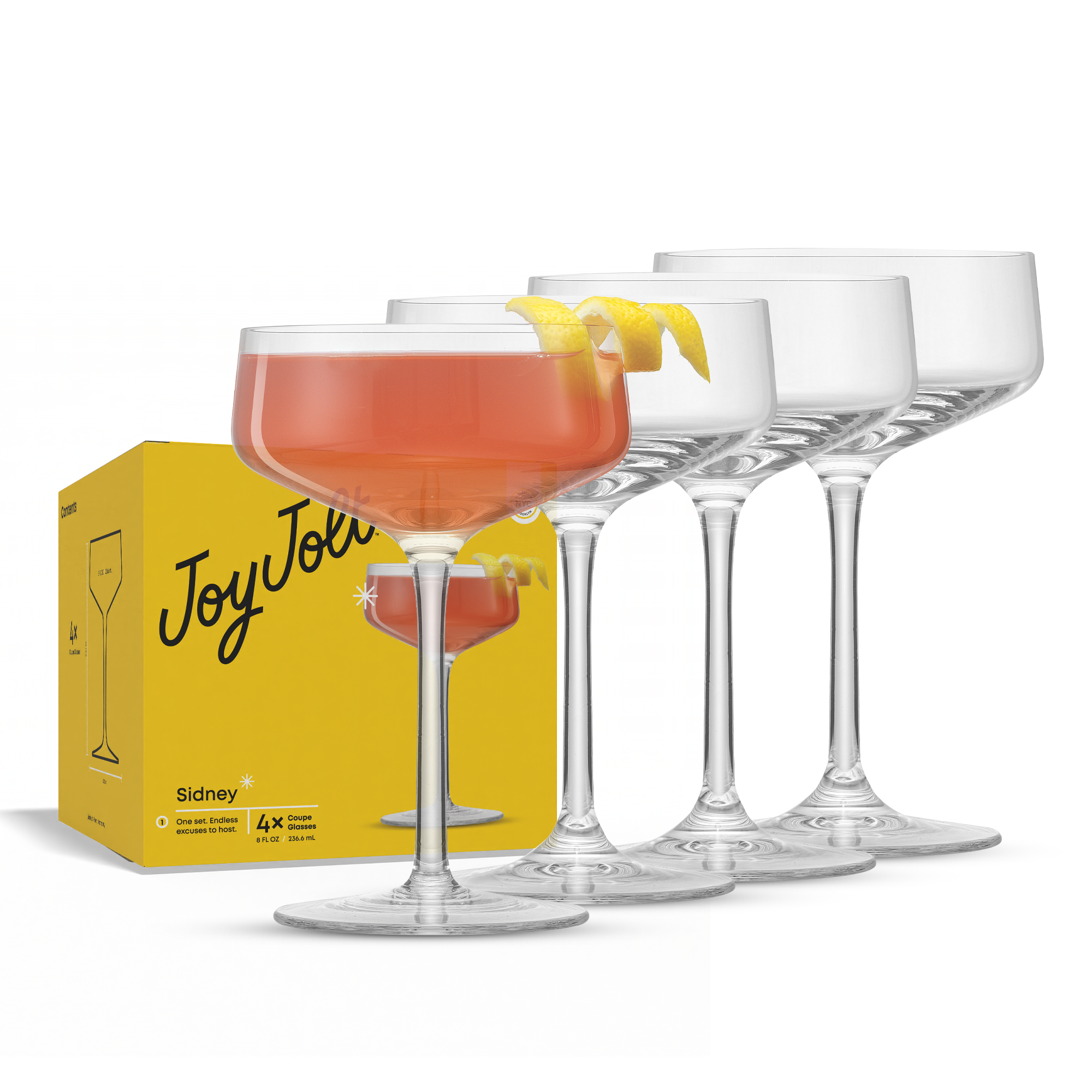 Sidney Coupe Glasses