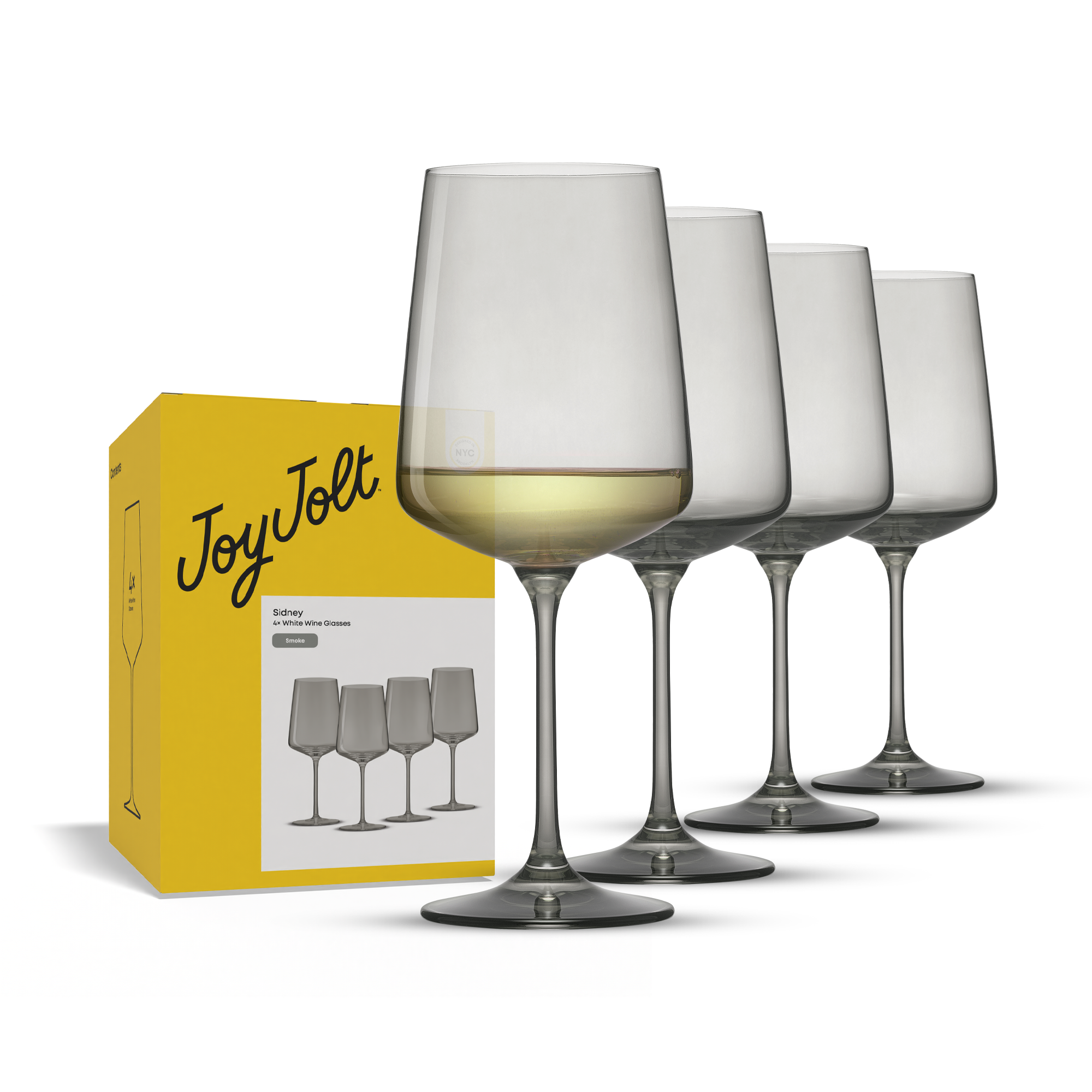 Sidney White Wine Glasses