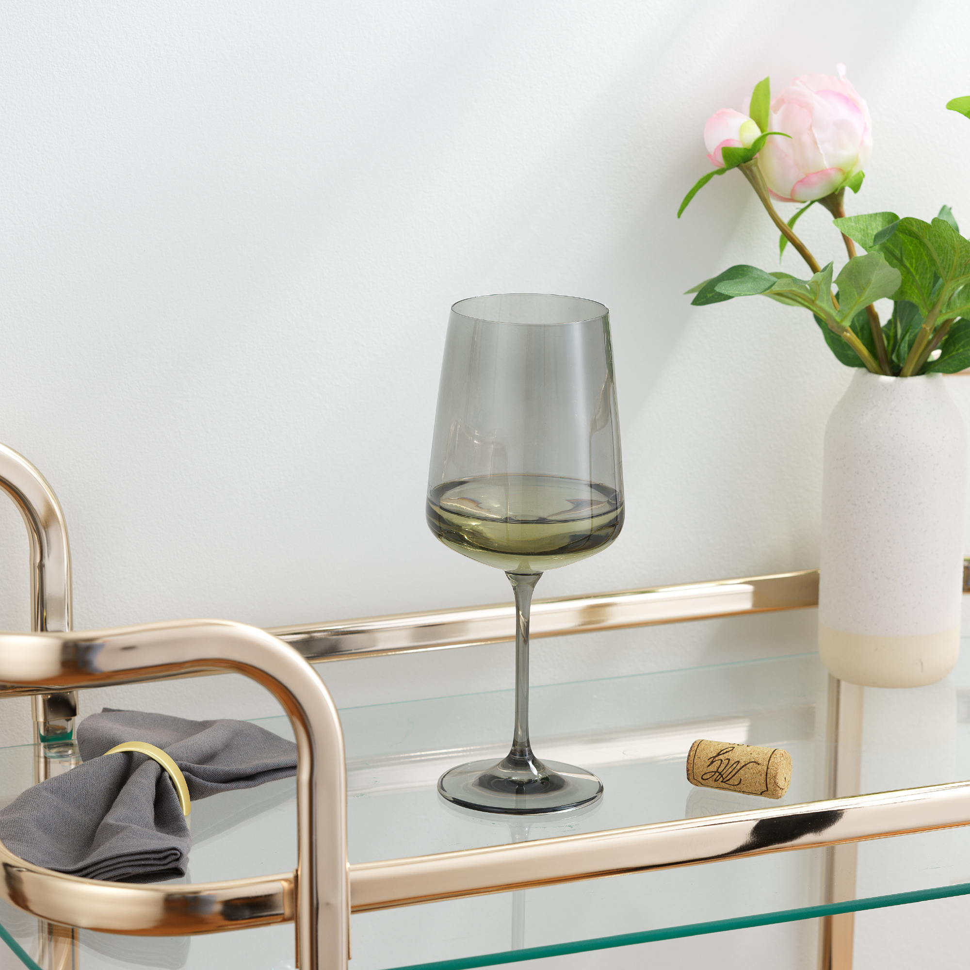 Sidney White Wine Glasses