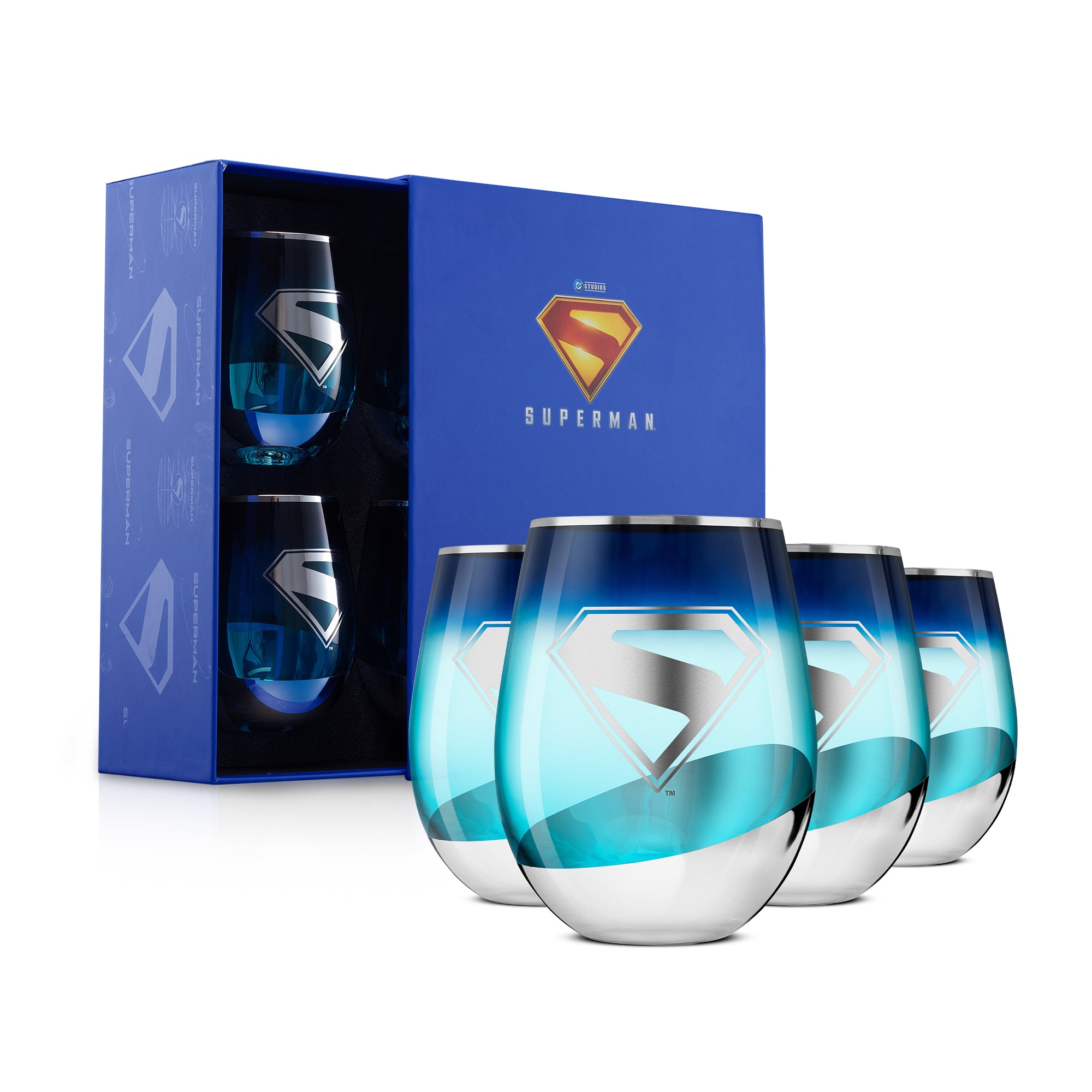 Superman Special Edition A Symbol of Hope Stemless Glasses
