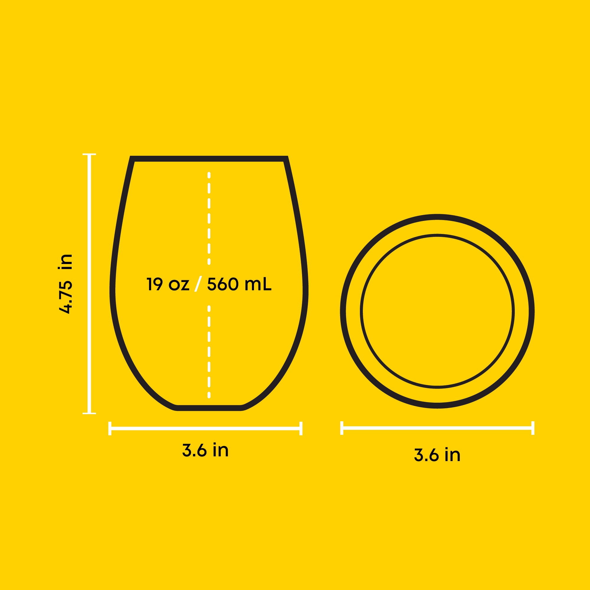 Superman Special Edition A Symbol of Hope Stemless Glasses