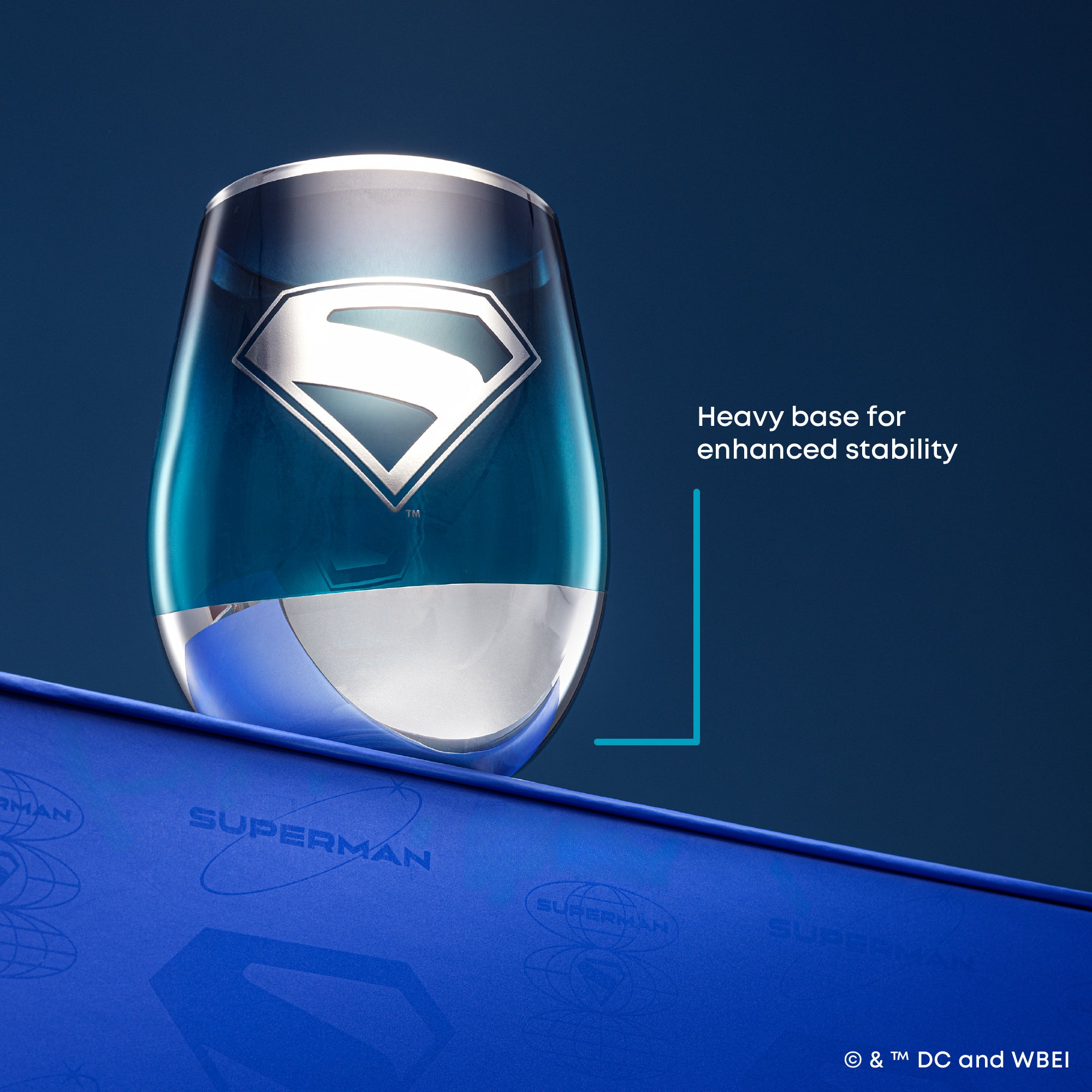 Superman Special Edition A Symbol of Hope Stemless Glasses
