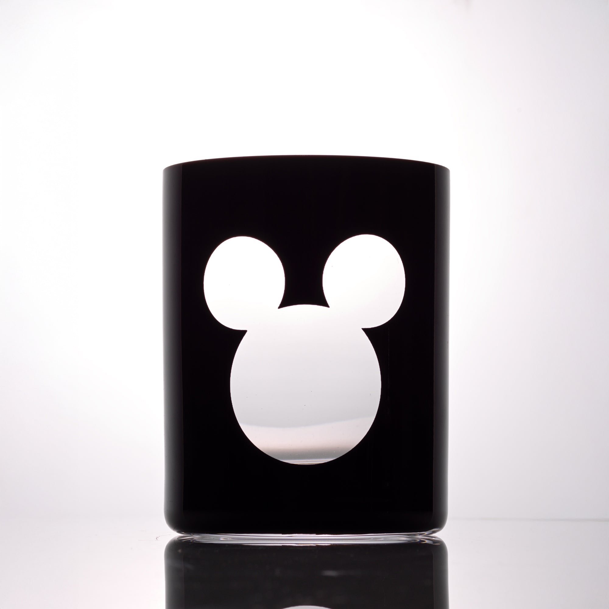 Disney Luxury Mickey Mouse Double Old Fashion Glass Set