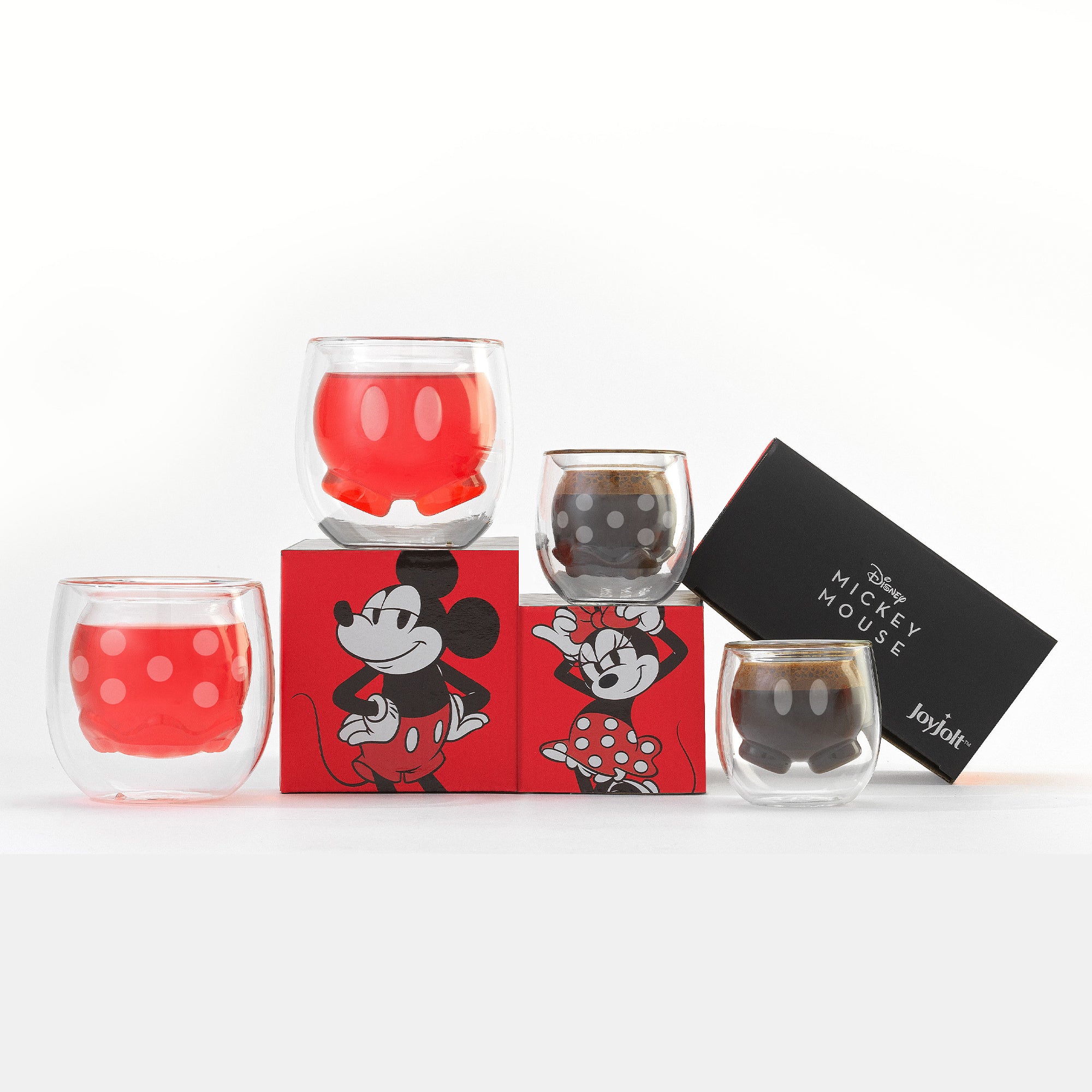 Disney Mickey Pants & Minnie Skirt Double Wall Mugs
