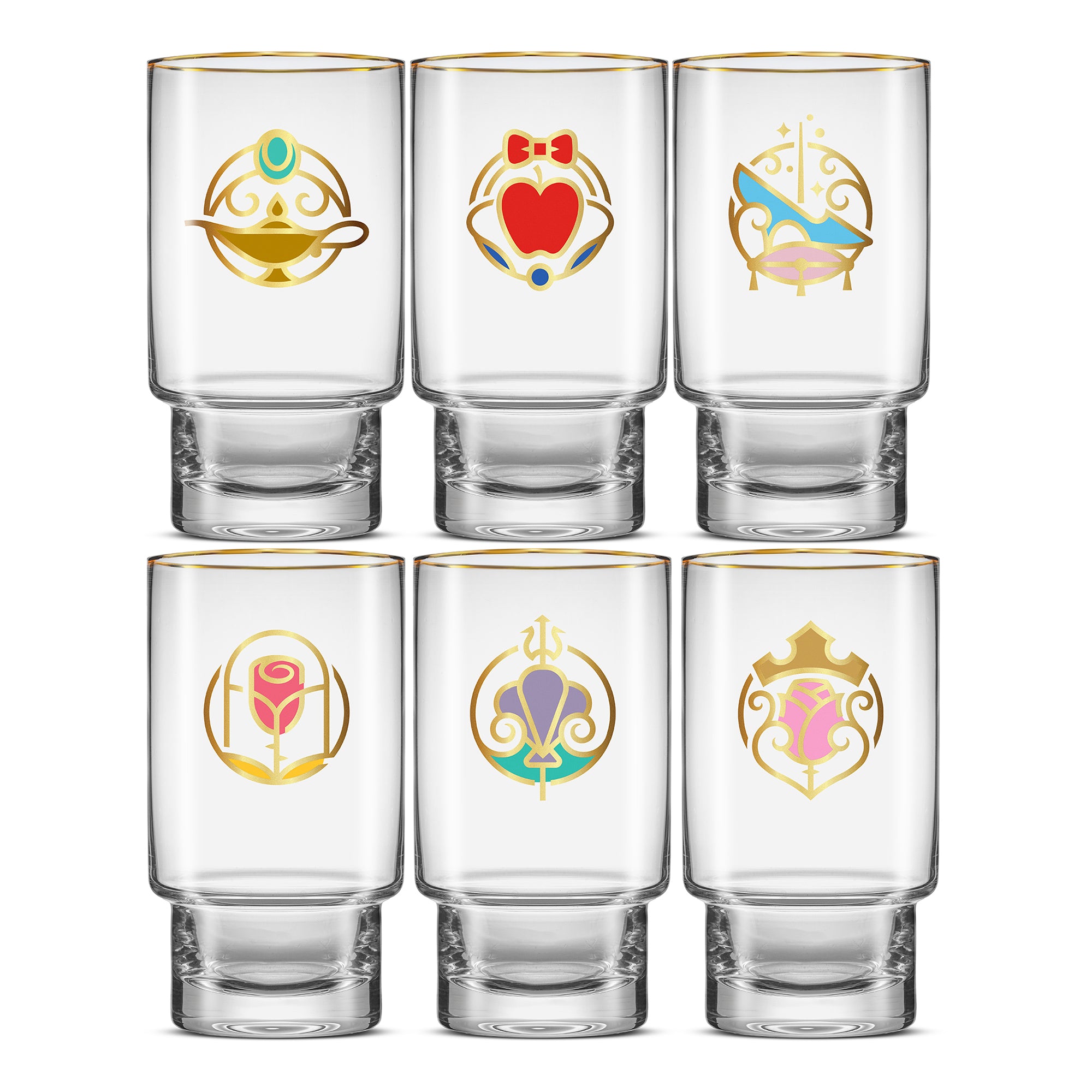Disney Princess Iconic Tall Drinking Glasses