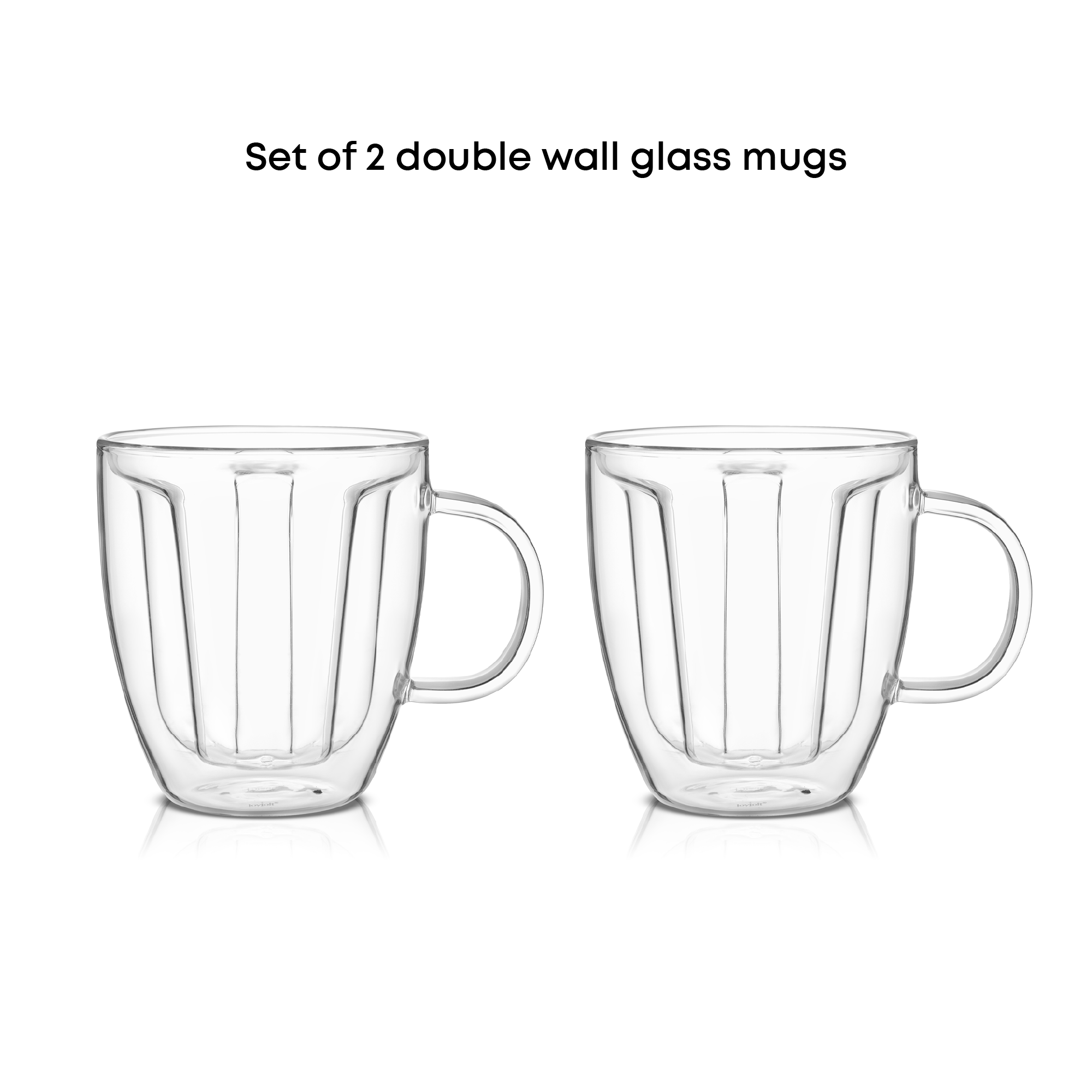 Disney Minnie Mouse 3D Double Wall Glass Mugs