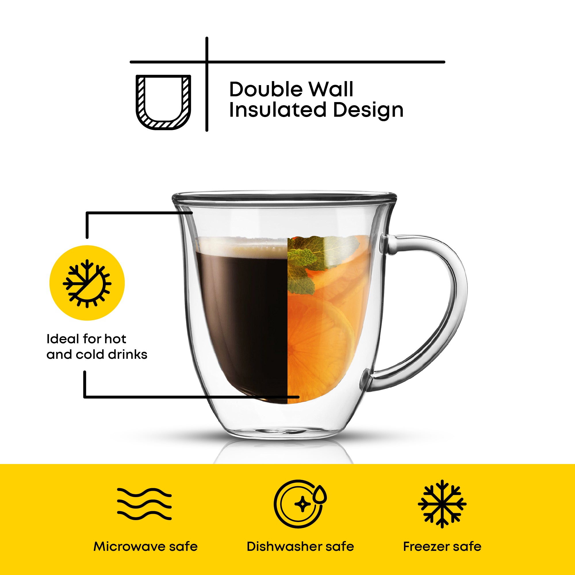 Serene Double Wall Espresso Glasses