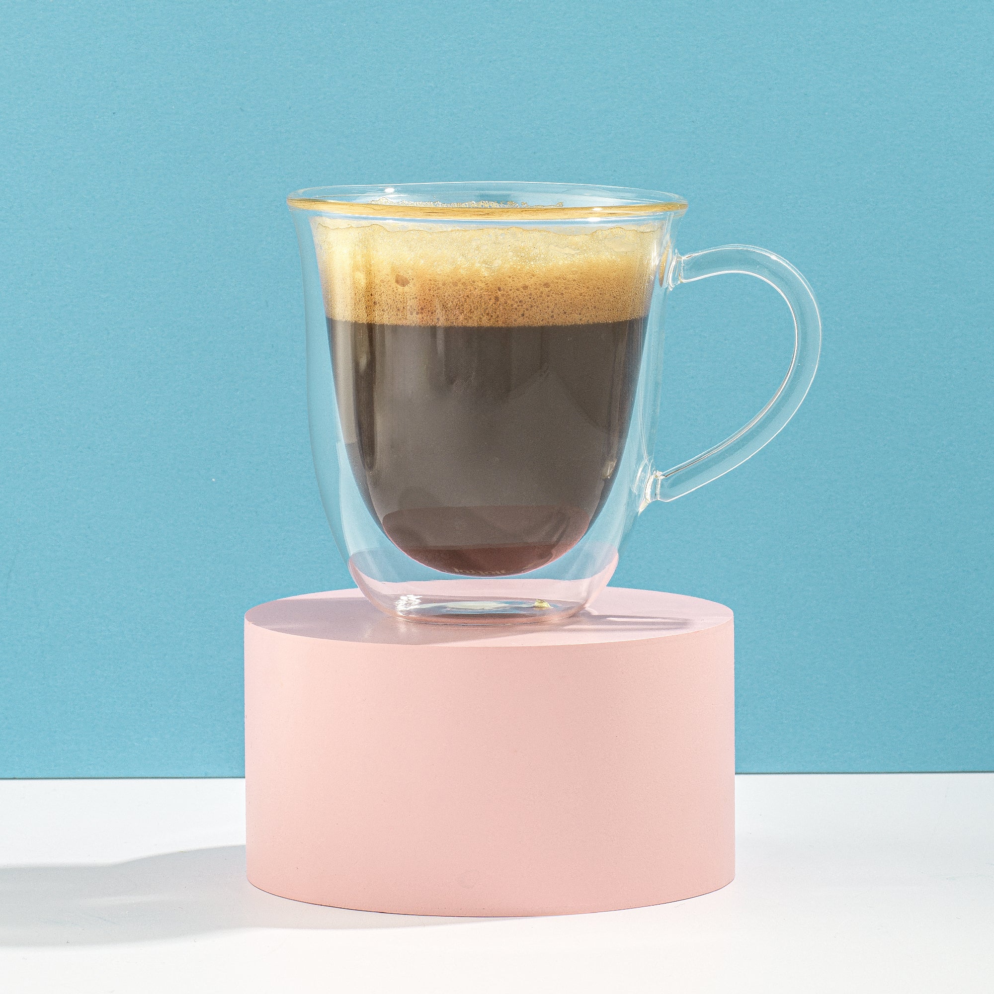 Serene Double Walled Coffee Glass Set