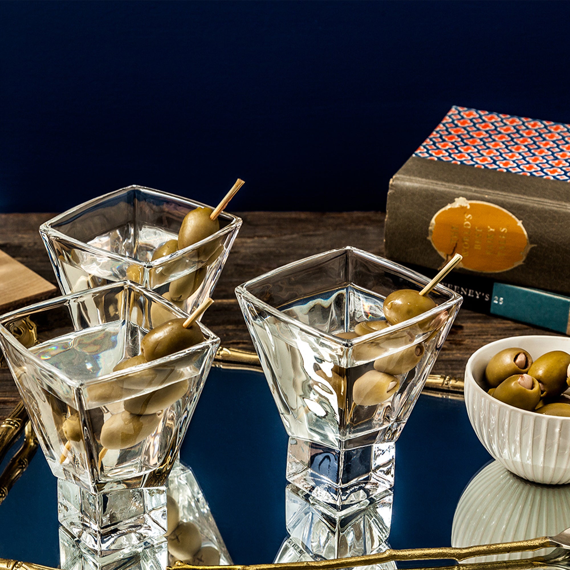 Carre Martini Glasses