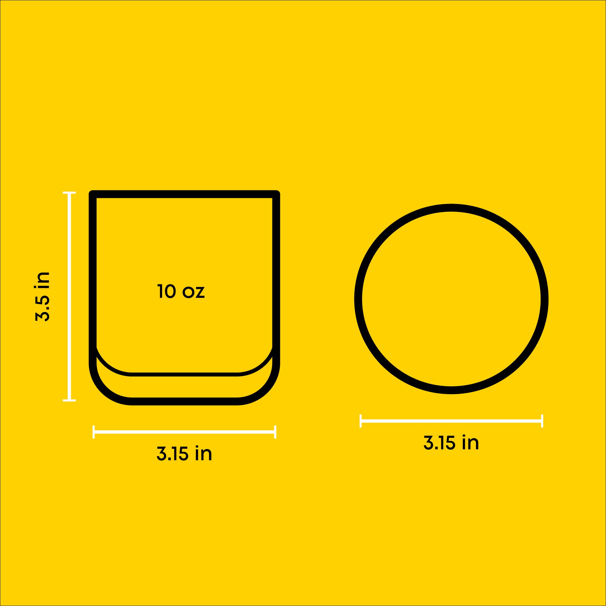 Hue Colored Double Old Fashion Whiskey Glasses