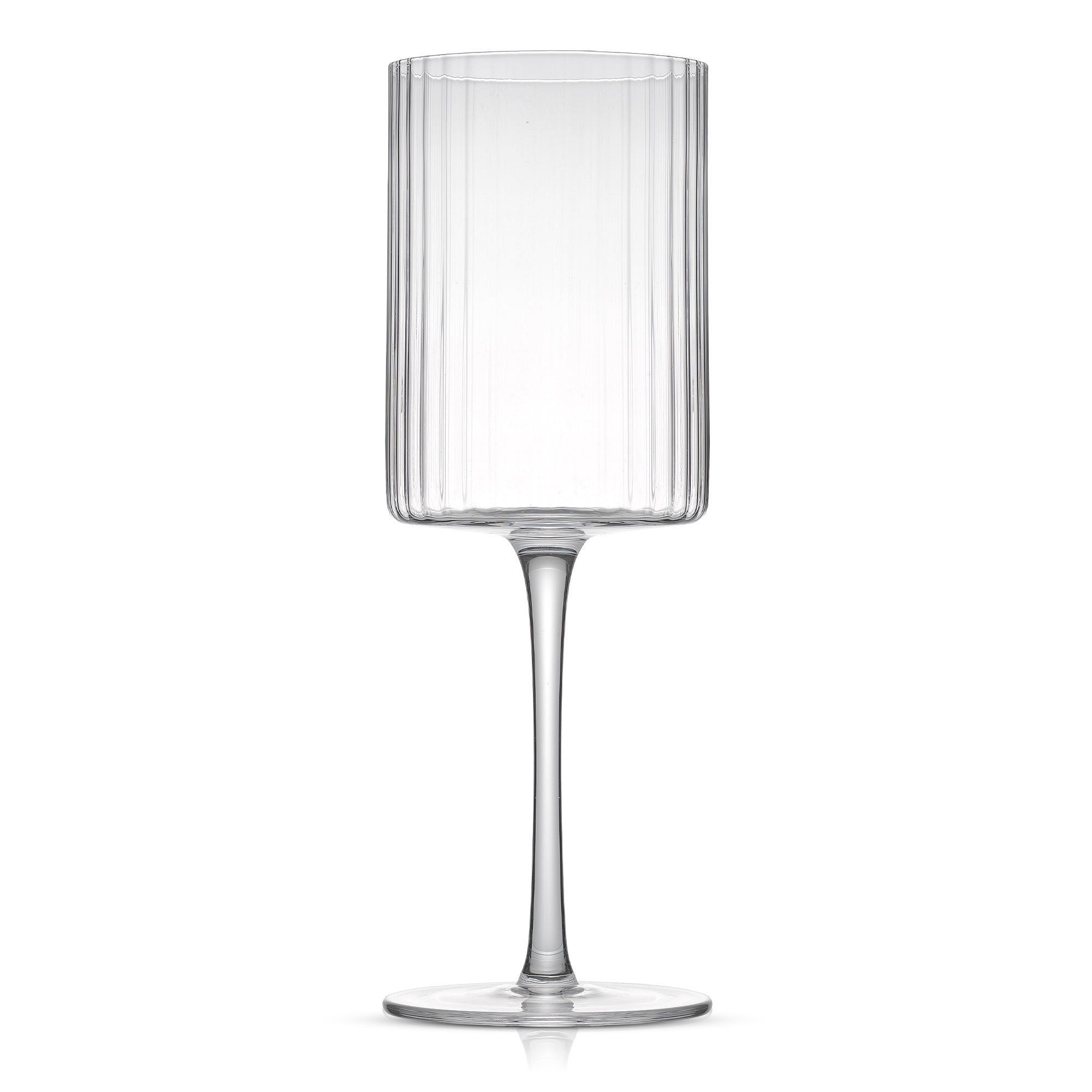 Elle Fluted Red Wine Glasses
