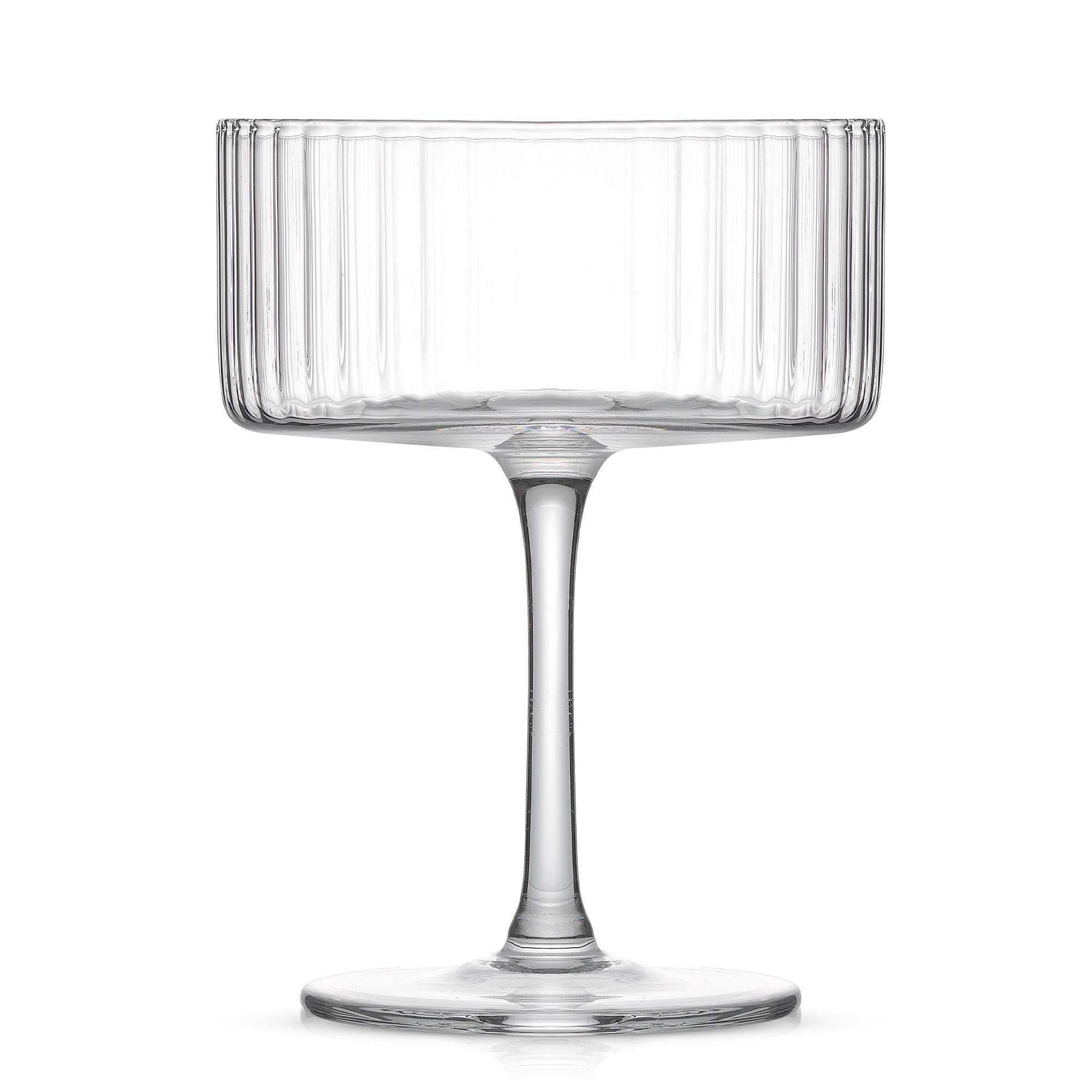Elle Fluted Coupe Martini Glasses