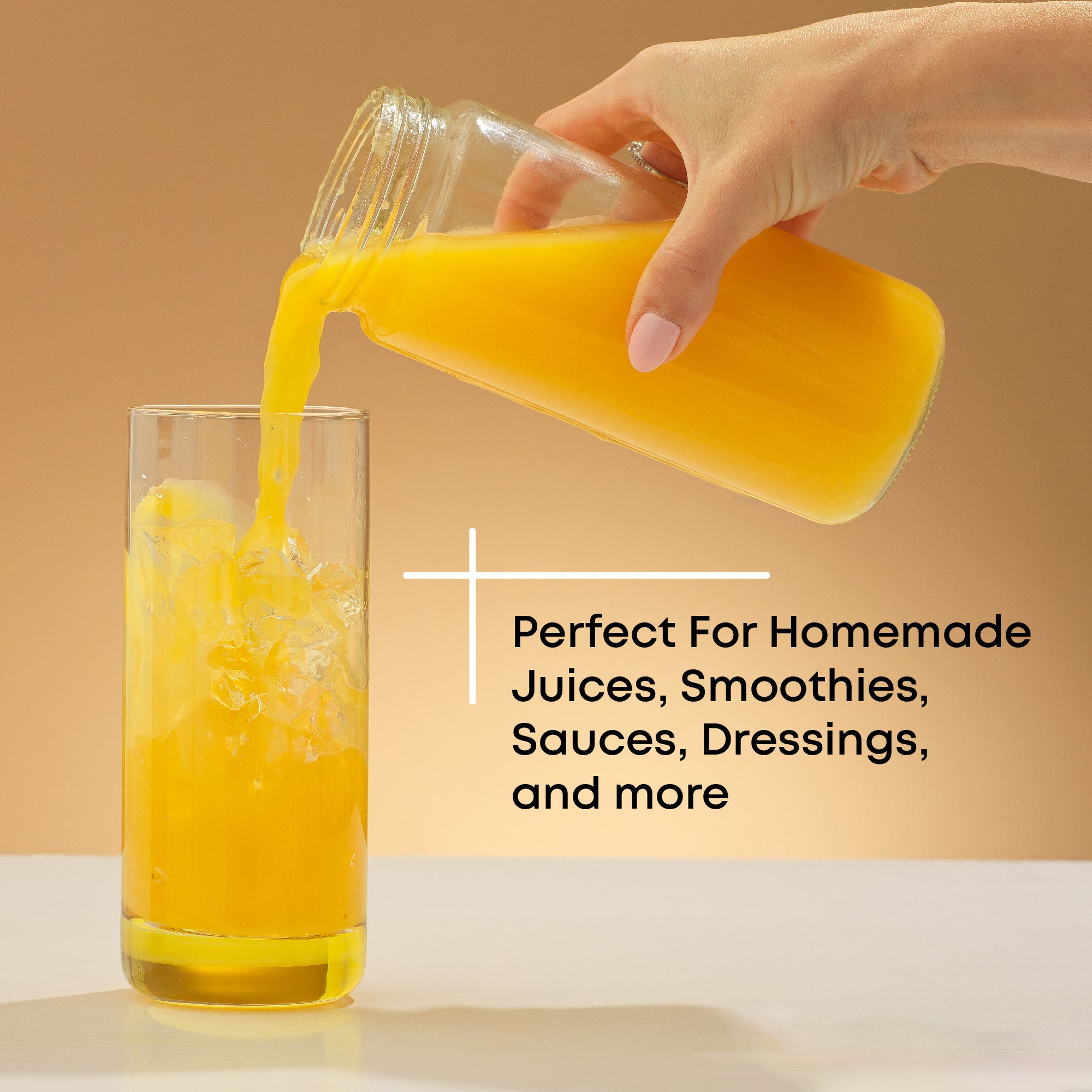 Glass Juice Bottles with Lids