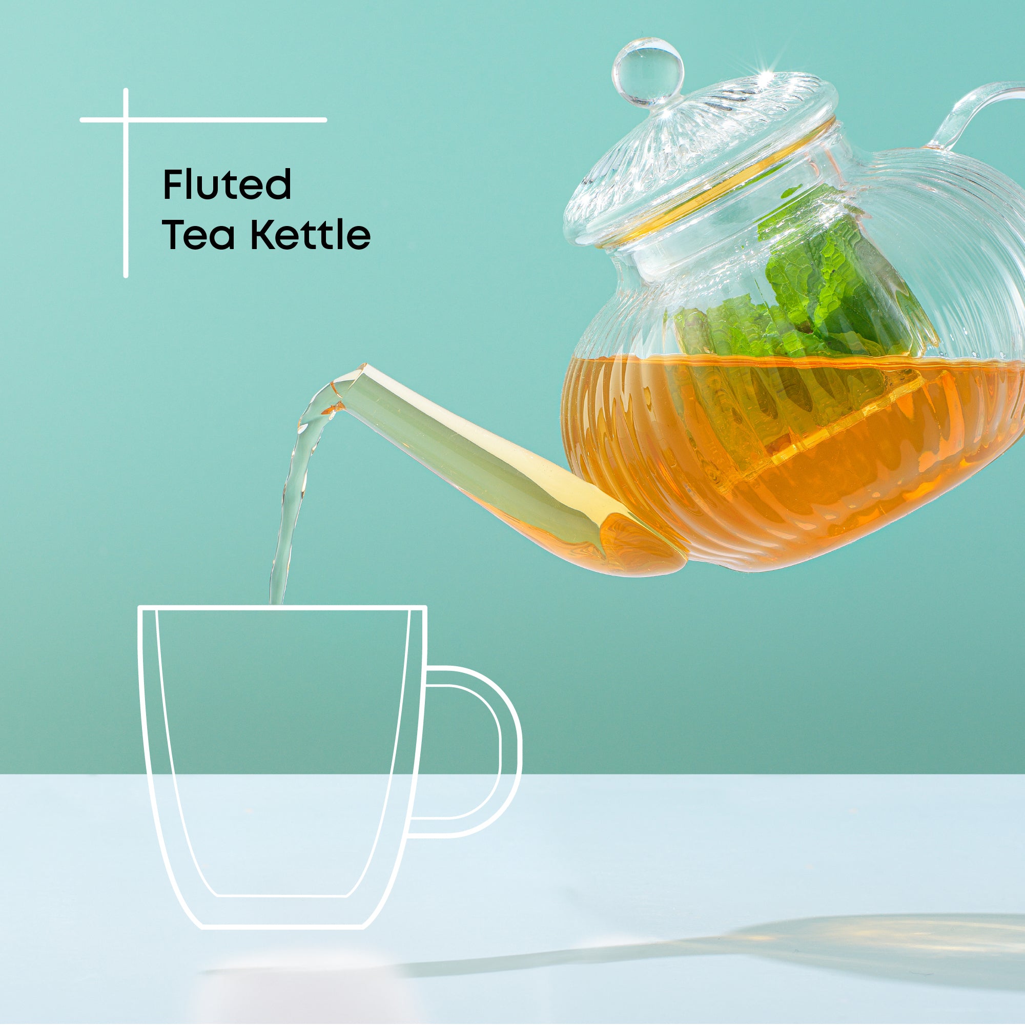 Fluted Tea Kettle