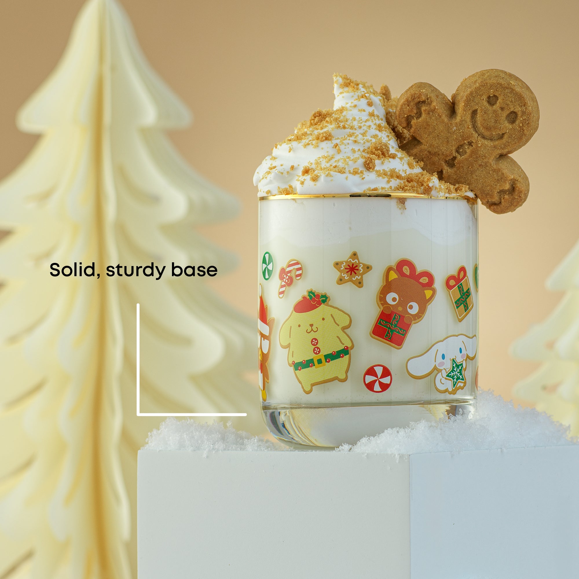 Hello Kitty® and Friends Gingerbread Pals Short Glasses