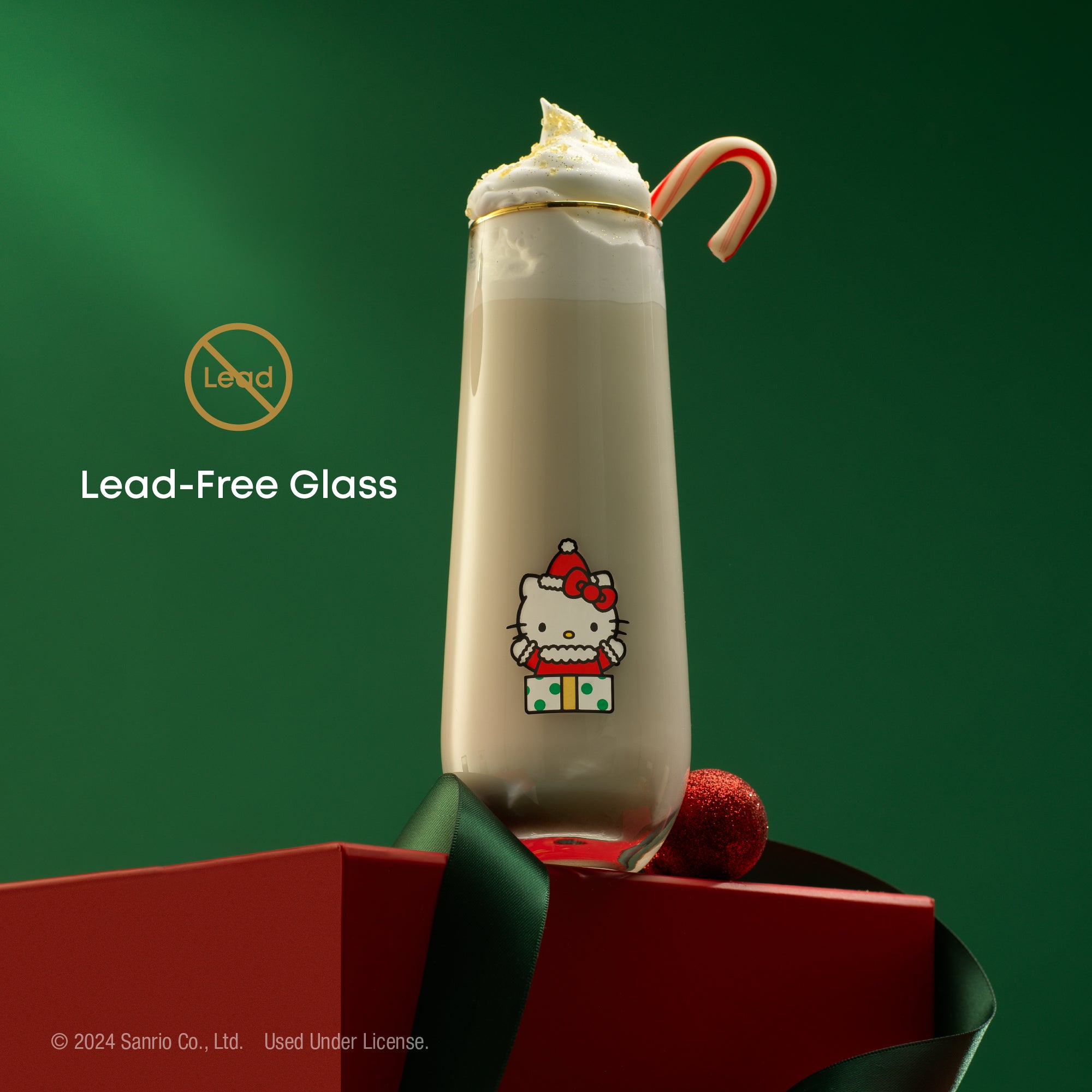 Hello Kitty® and Friends Holiday Stemless Flutes