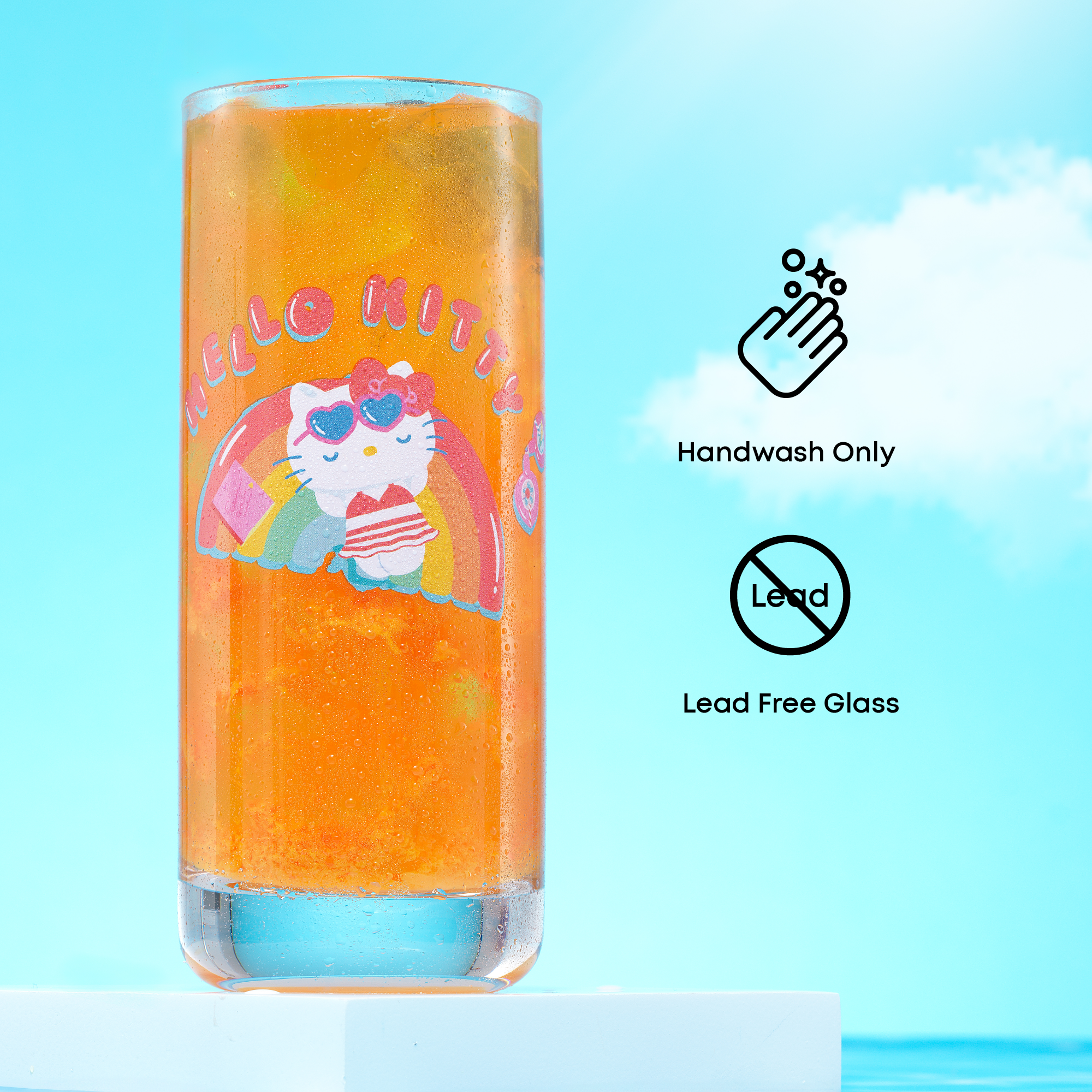 Hello Kitty® and Friends Pool Party Tall Drinking Glasses