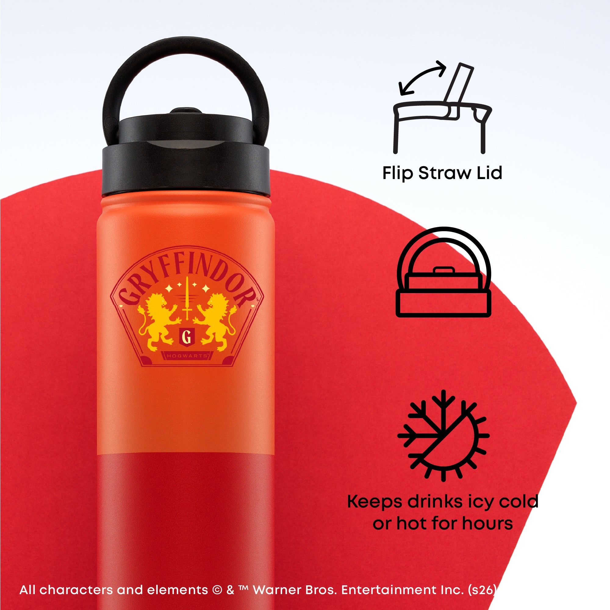 Harry Potter Gryffindor Stainless Steel Water Bottle