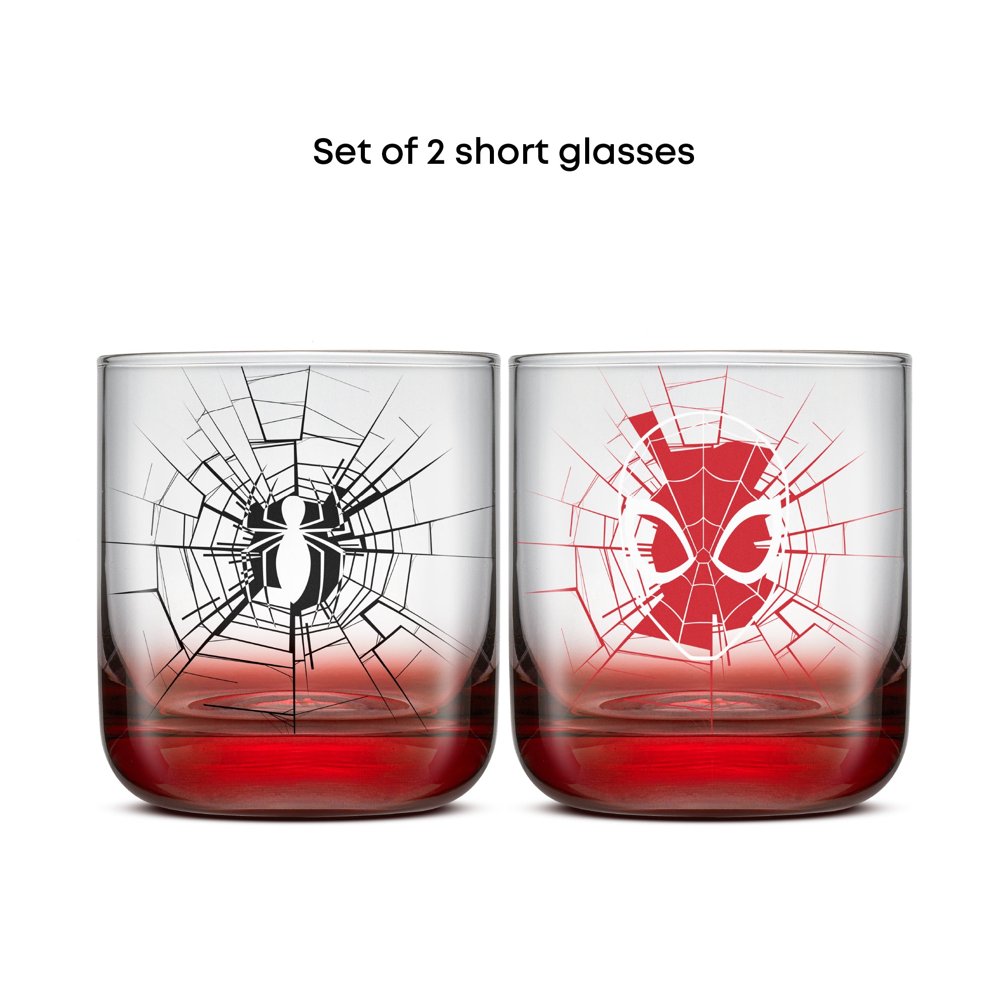 Marvel Spider-Man Webbed Hero Short Drinking Glasses