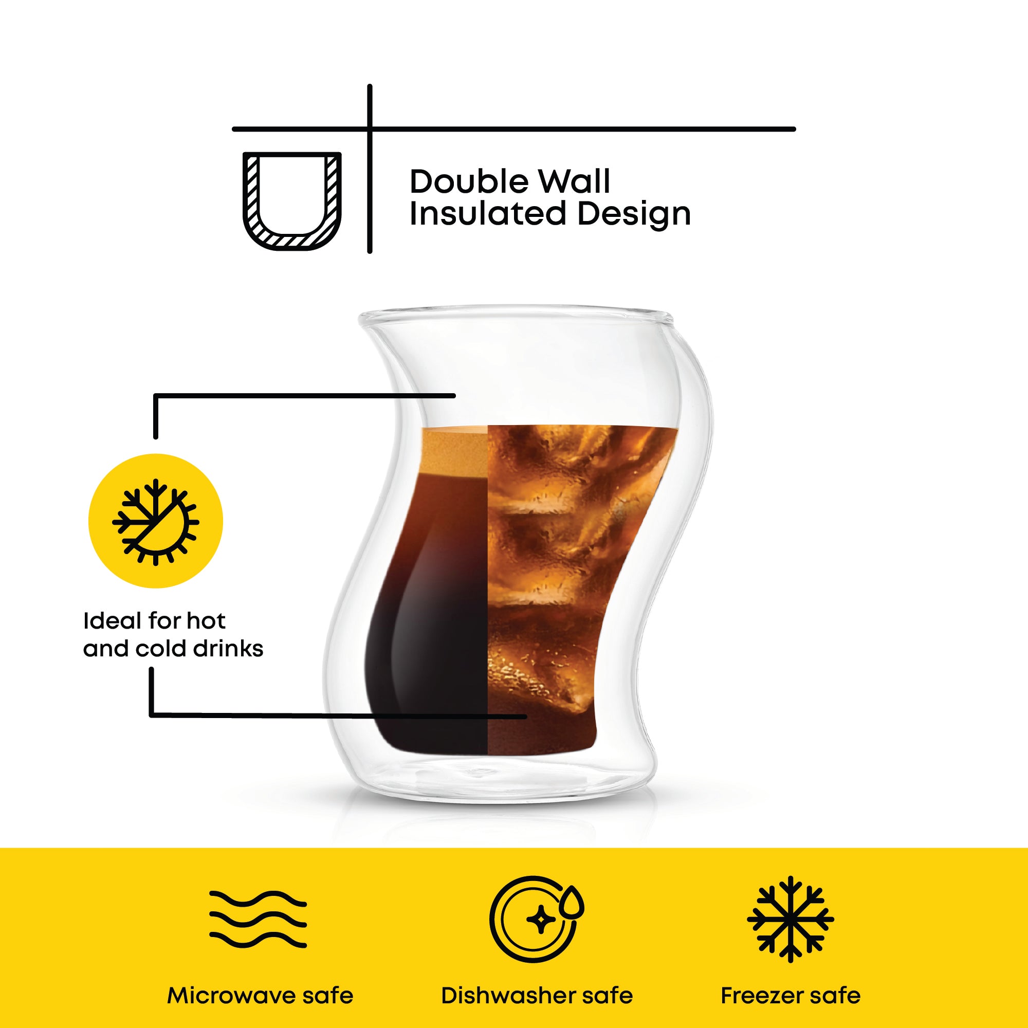 Pivot Double Wall Espresso Glasses