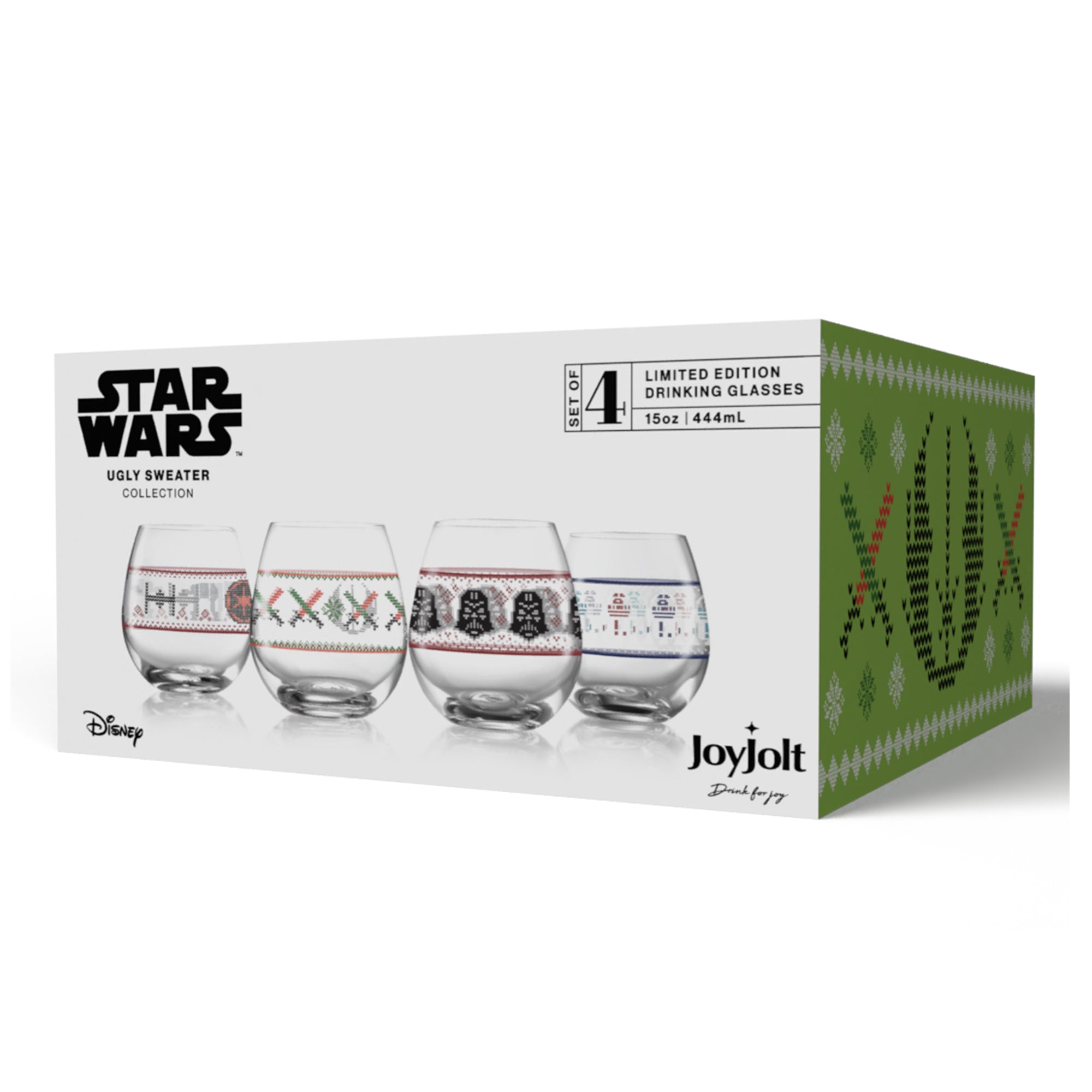 Star Wars™ Ugly Sweater Stemless Drinking Glass
