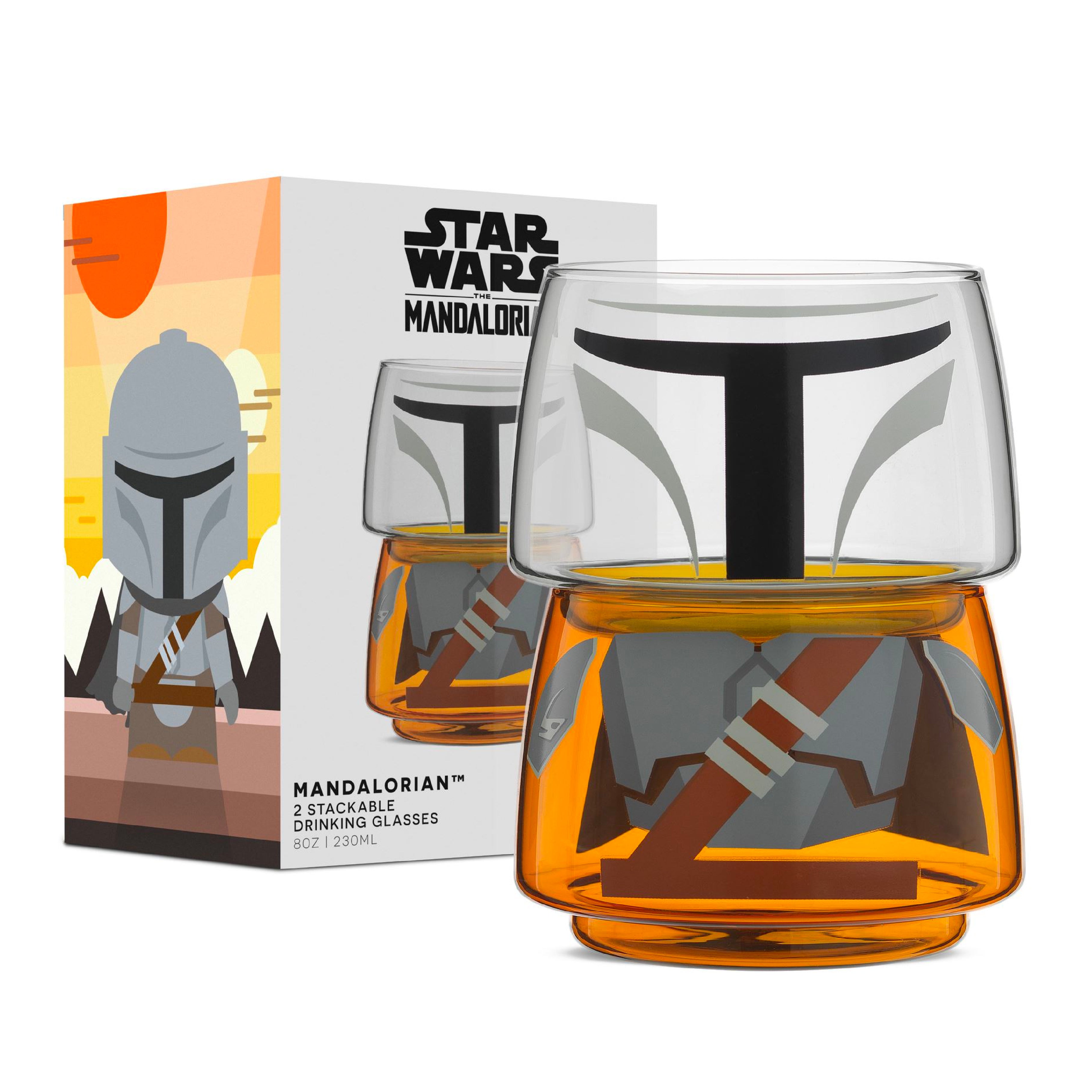 Star Wars™ Stackable Character Collection Mandalorian™ Stackable Glasses