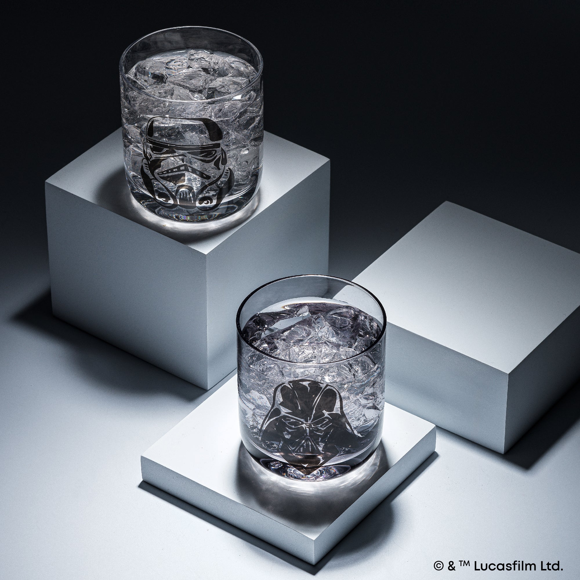 Star Wars™ Dark Side Monochrome Short Drinking Glasses