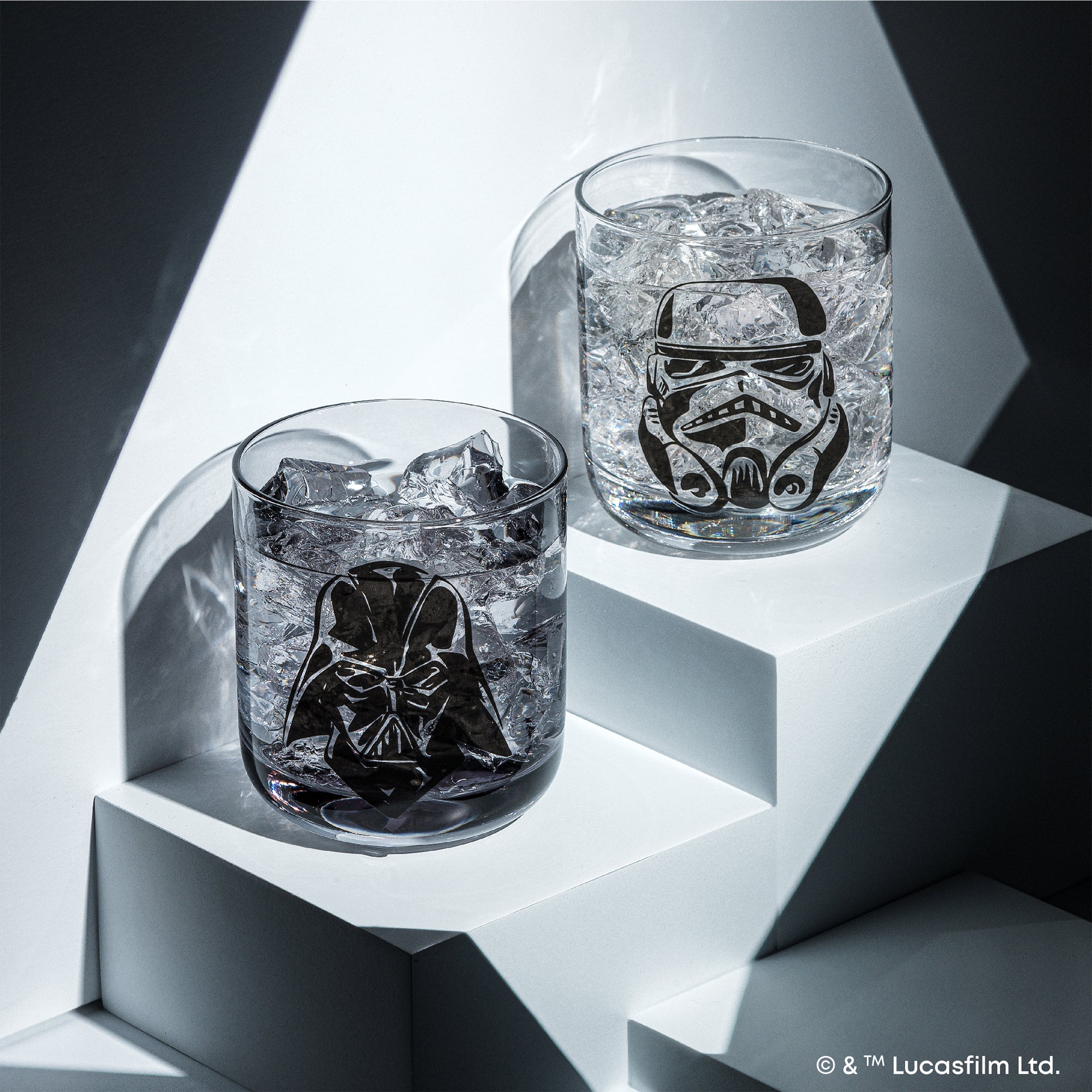 Star Wars™ Dark Side Monochrome Short Drinking Glasses