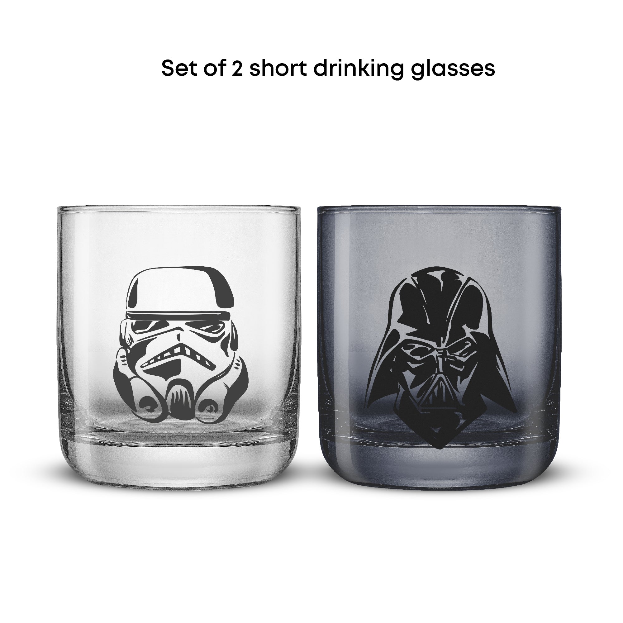 Star Wars™ Dark Side Monochrome Short Drinking Glasses