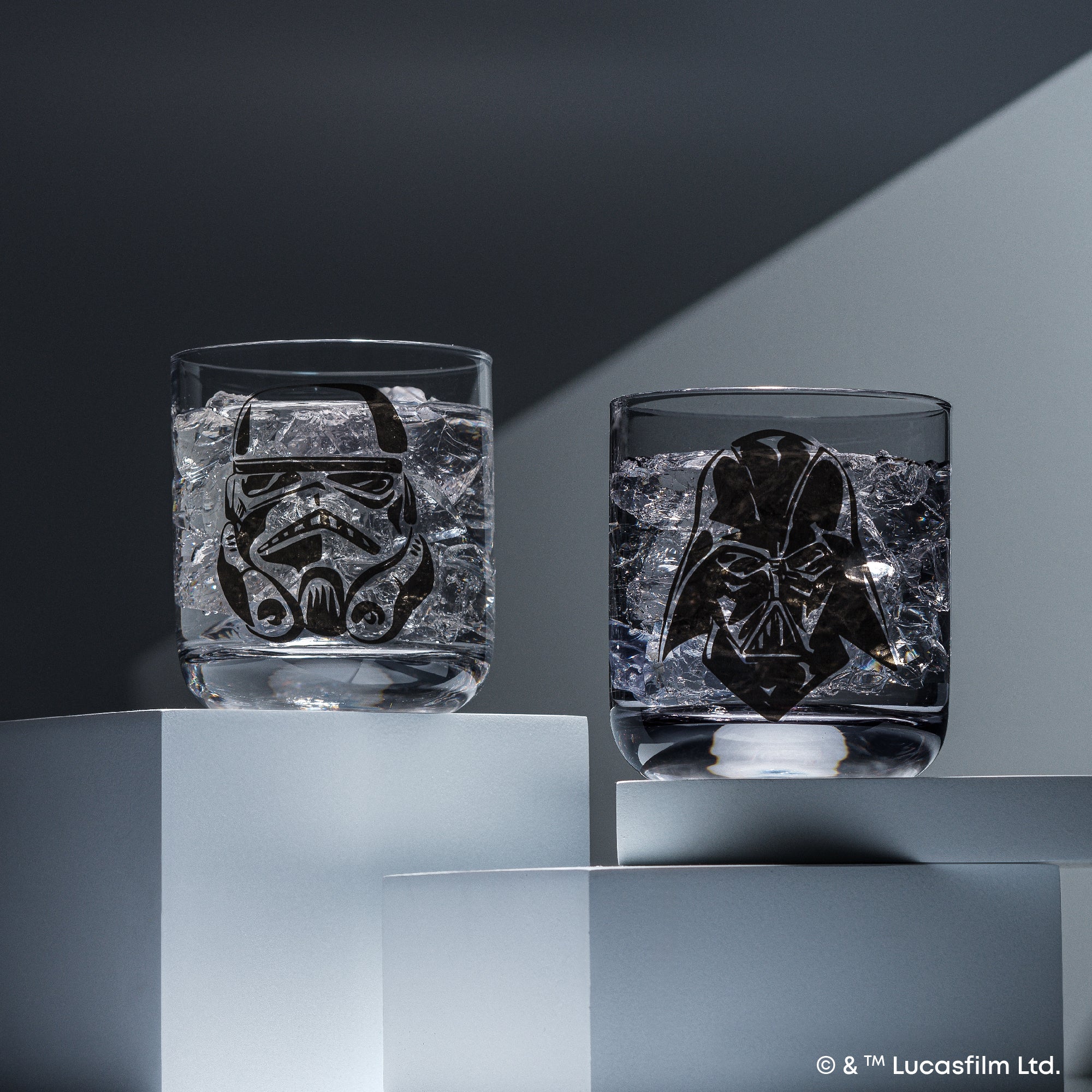 Star Wars™ Dark Side Monochrome Short Drinking Glasses