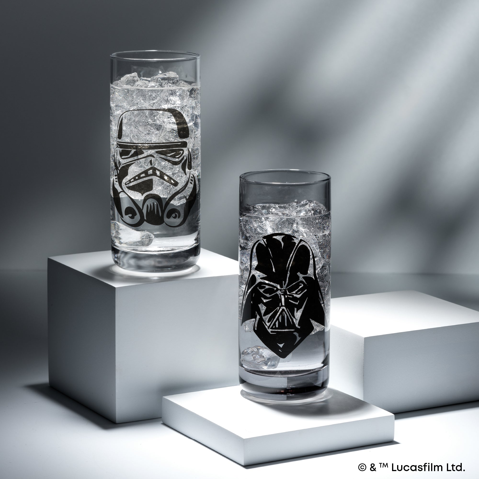 Star Wars™ Dark Side Monochrome Tall Drinking Glasses