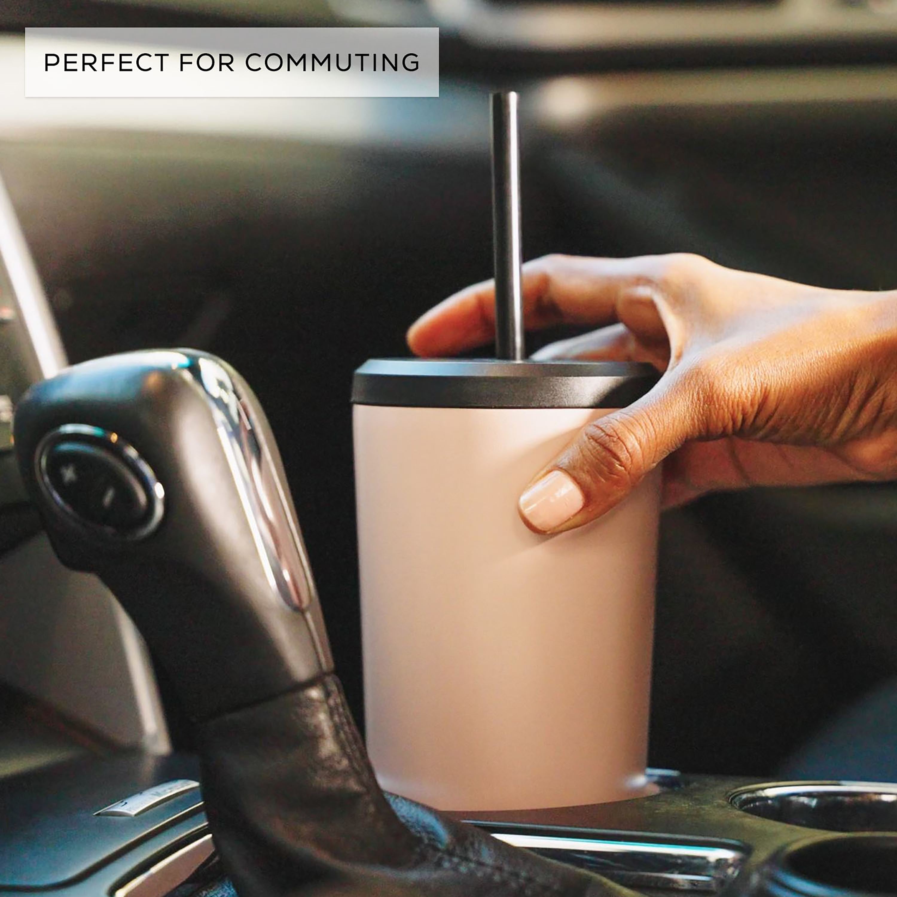 JoyJolt Replacement Straw Lid for 20 oz. Stainless Steel Tumbler