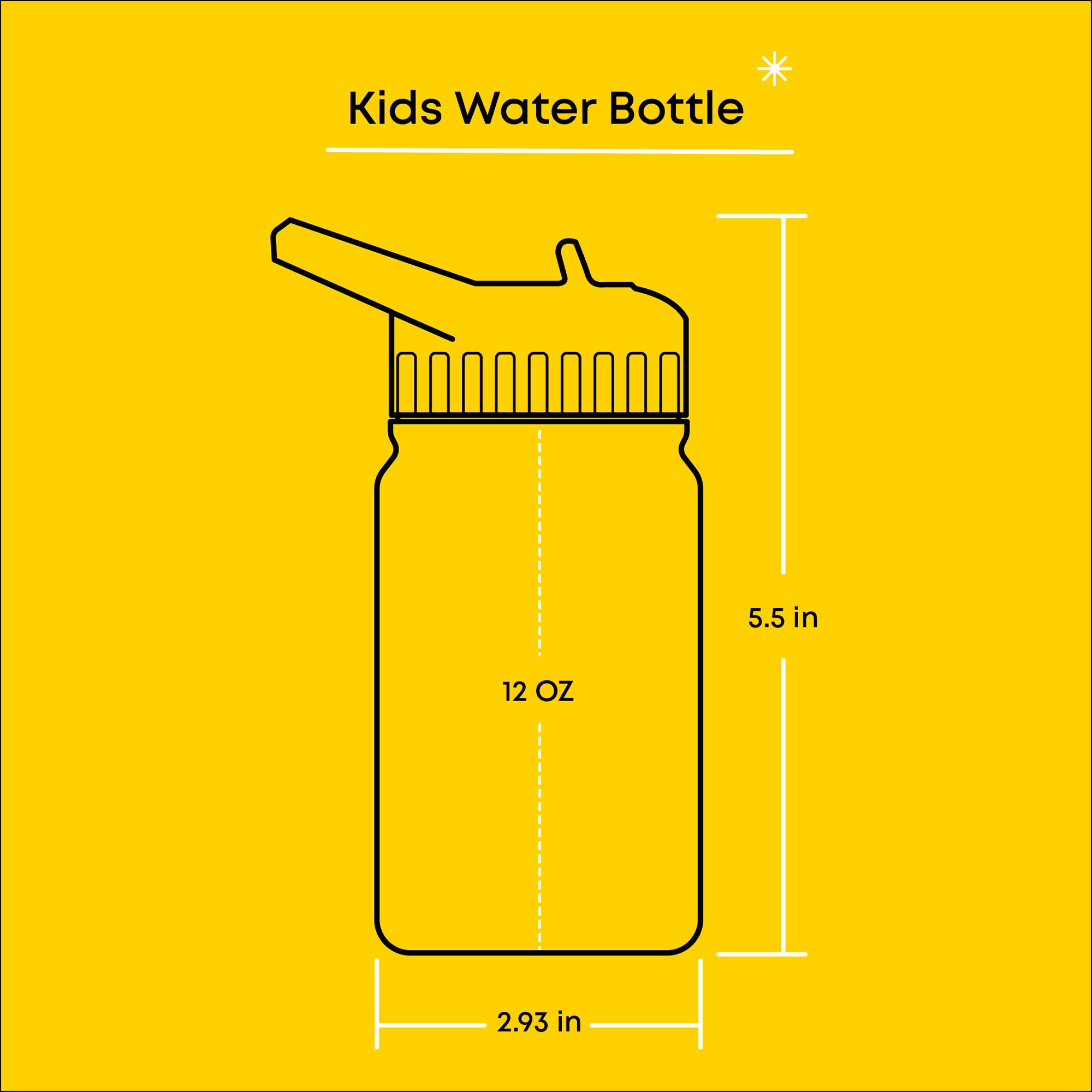 Stainless Steel Kids Water Bottle