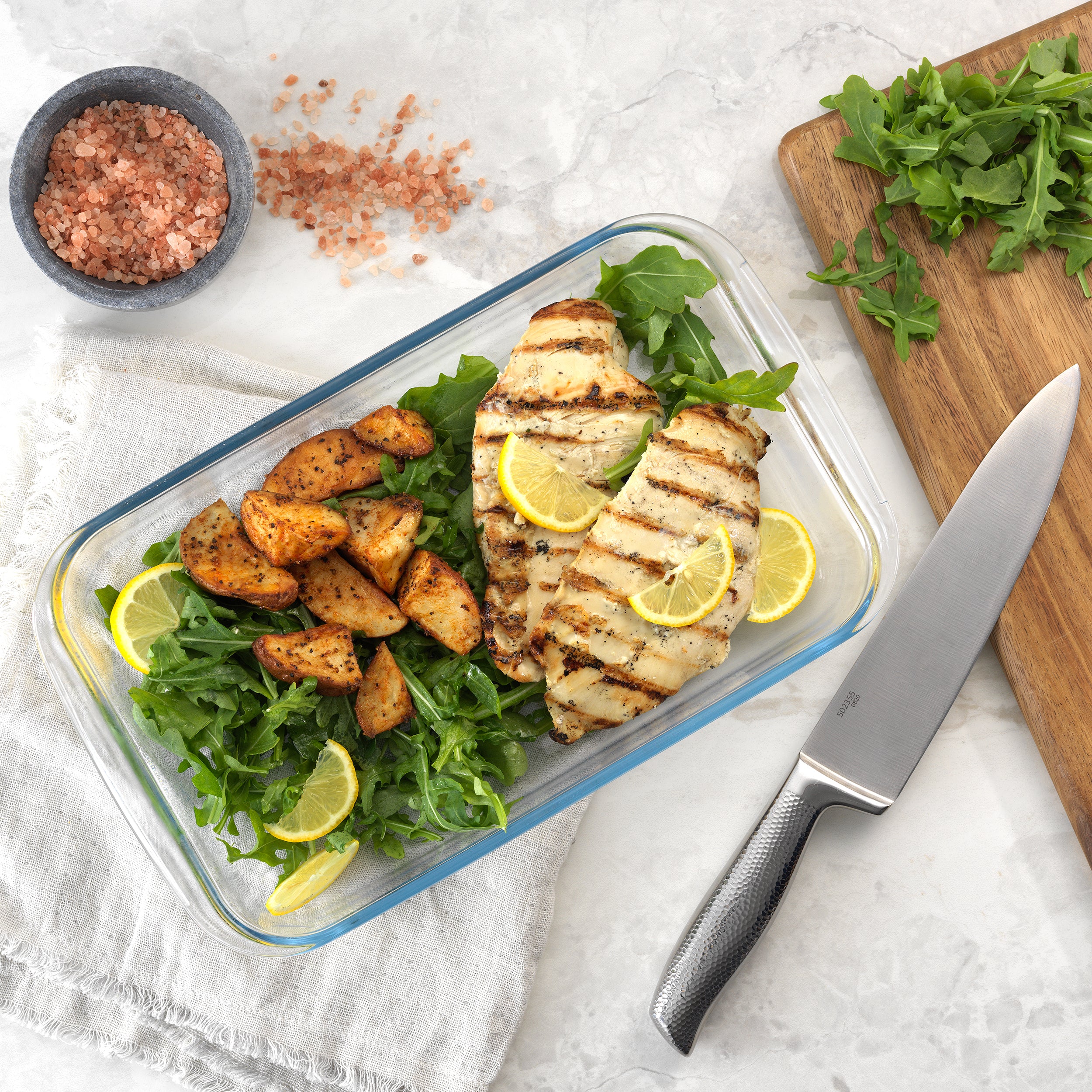 Borosilicate Glass Oven Dishes with Airtight Lids