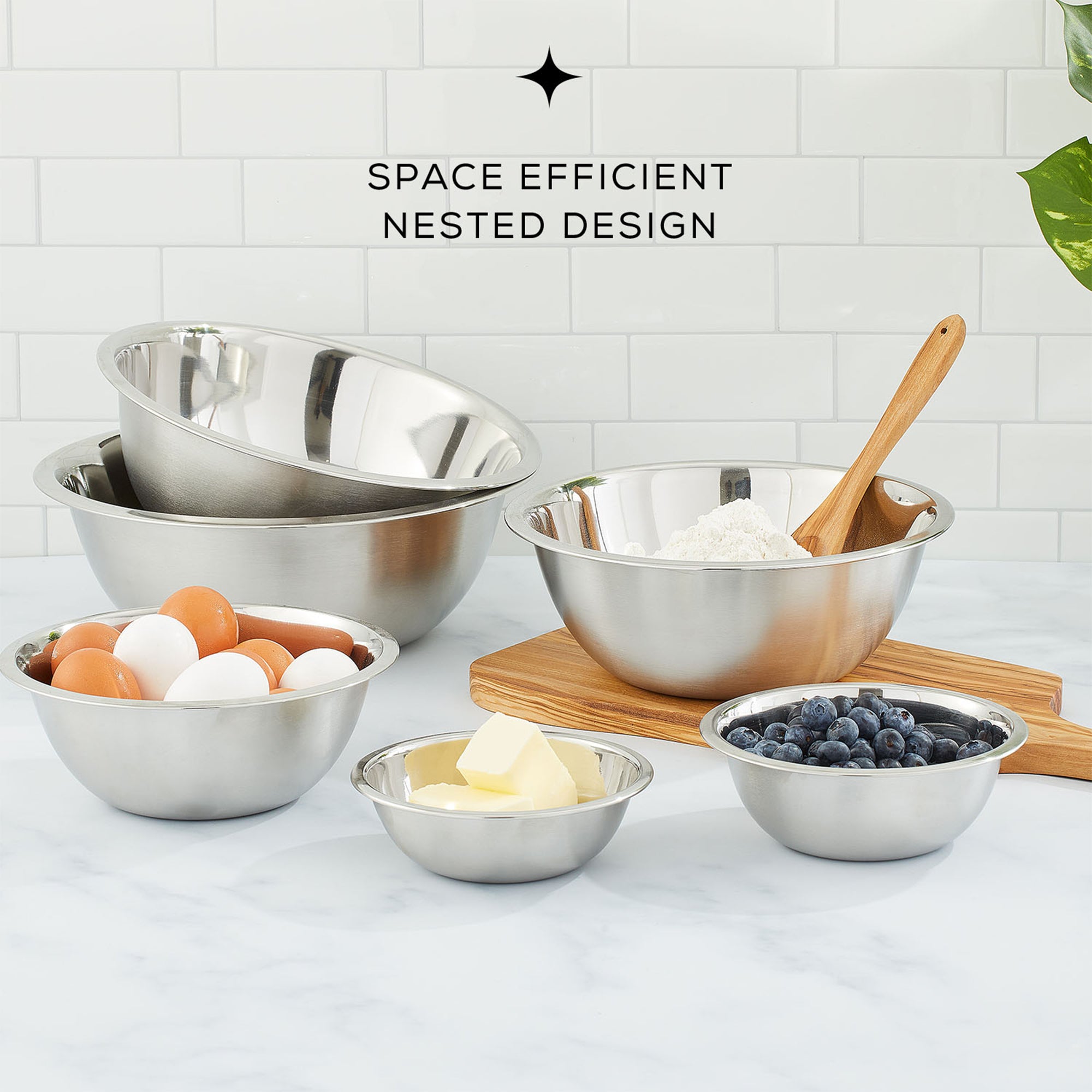 JoyJolt Stainless Steel Mixing Bowl Set