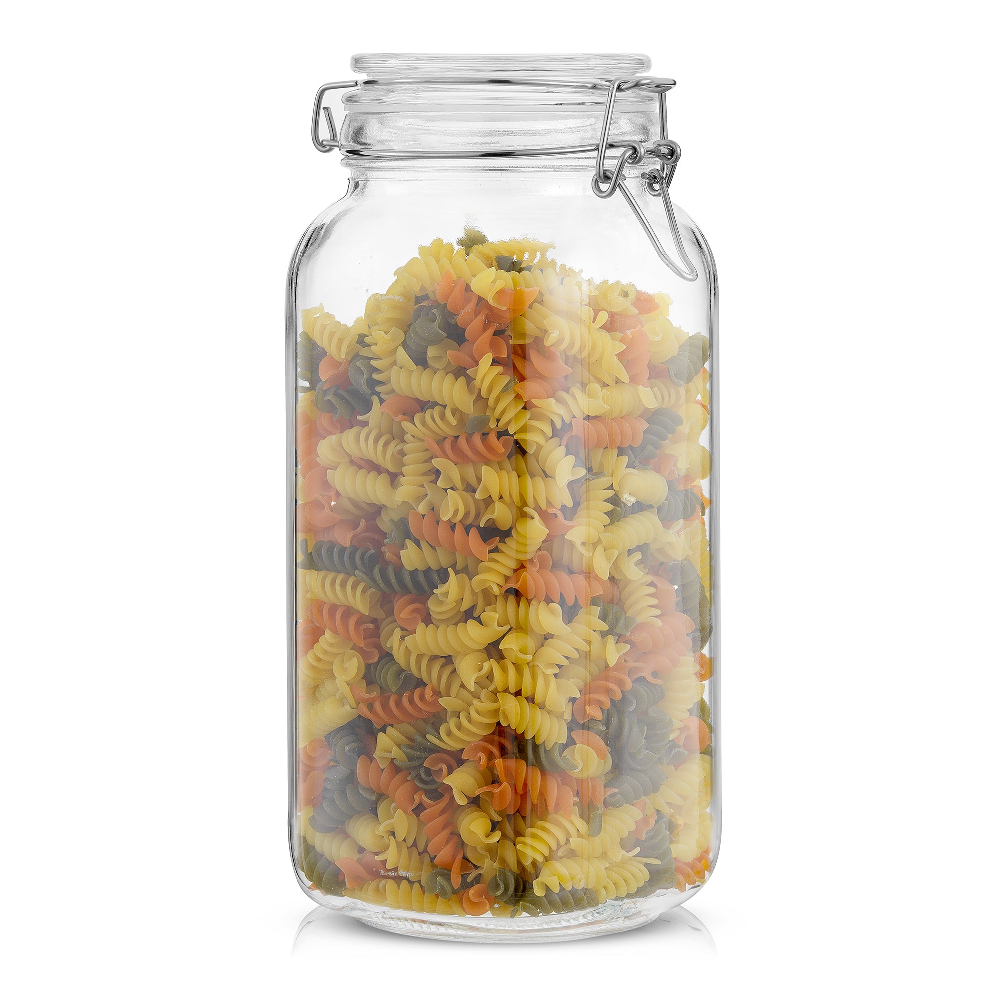 Airtight Food Storage Jars & Silicone Seal Lids Set