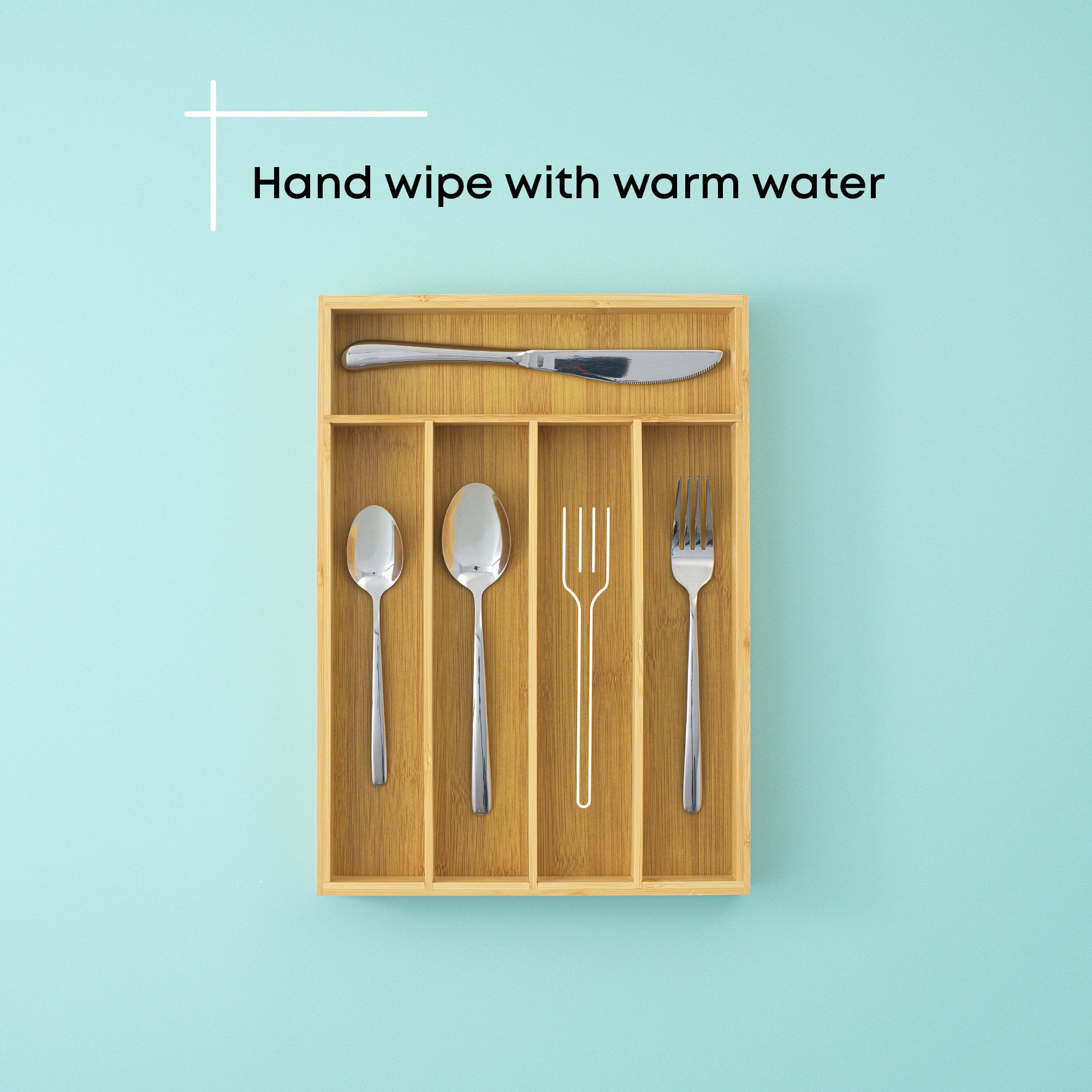 5 Compartment Bamboo Drawer Organizer