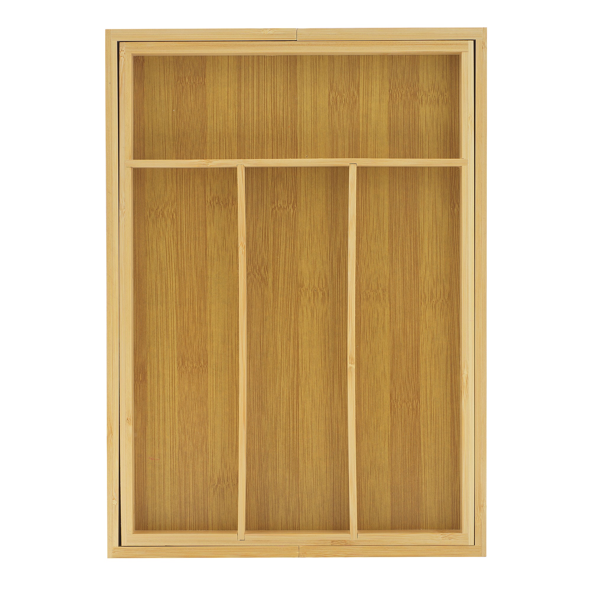 Expandable Bamboo Drawer Organizer