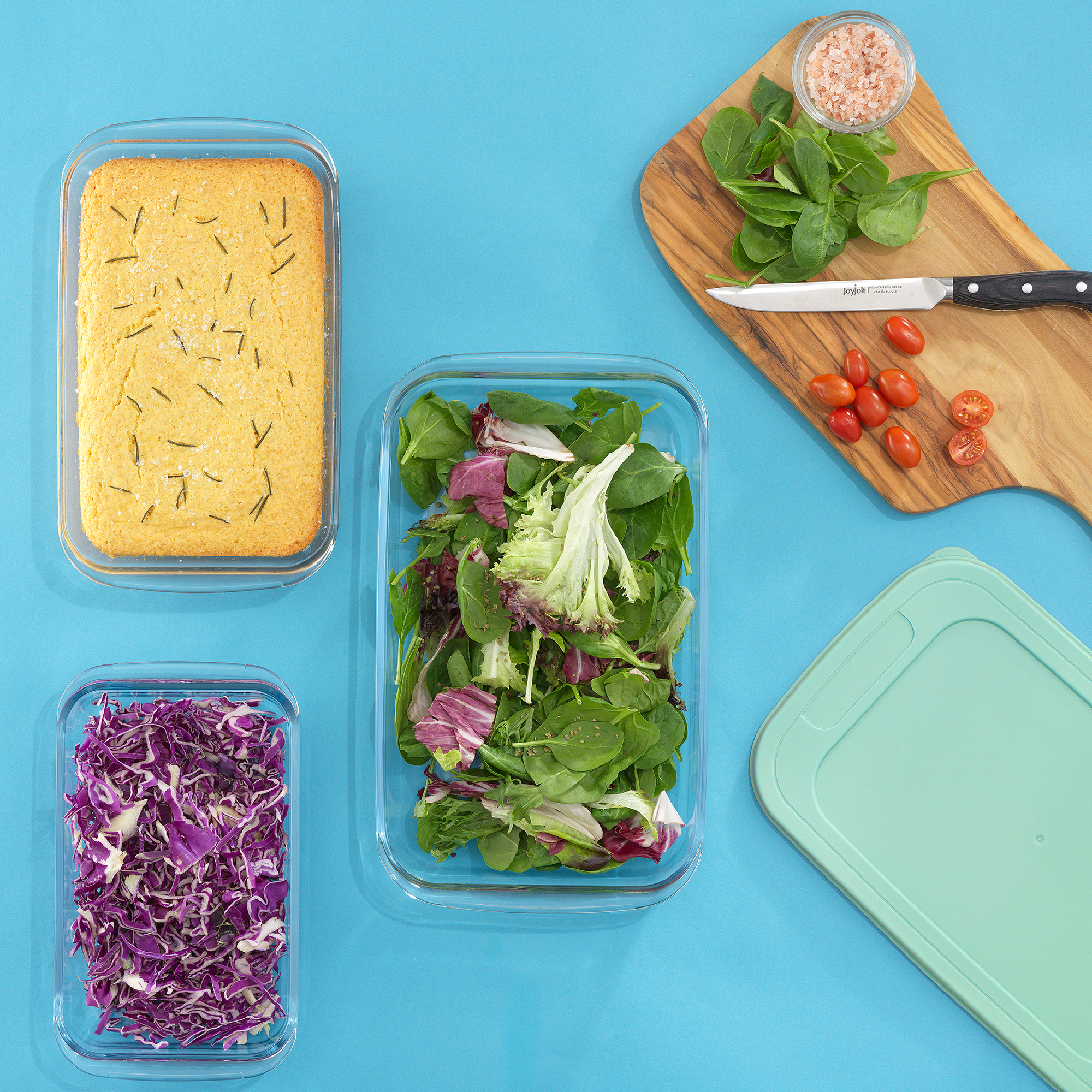 Borosilicate Glass Oven Dishes with Airtight Lids