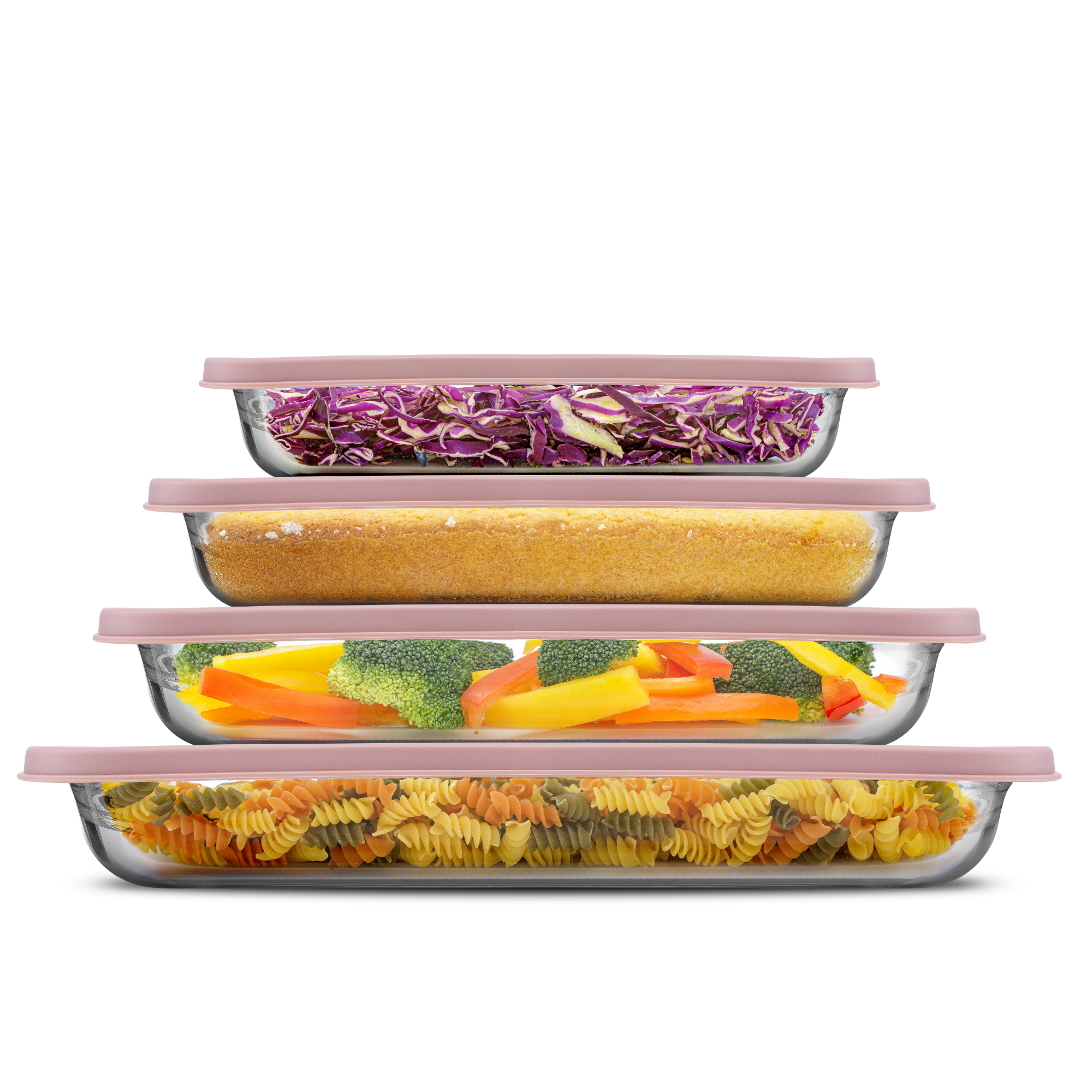 Borosilicate Glass Oven Dishes with Airtight Lids