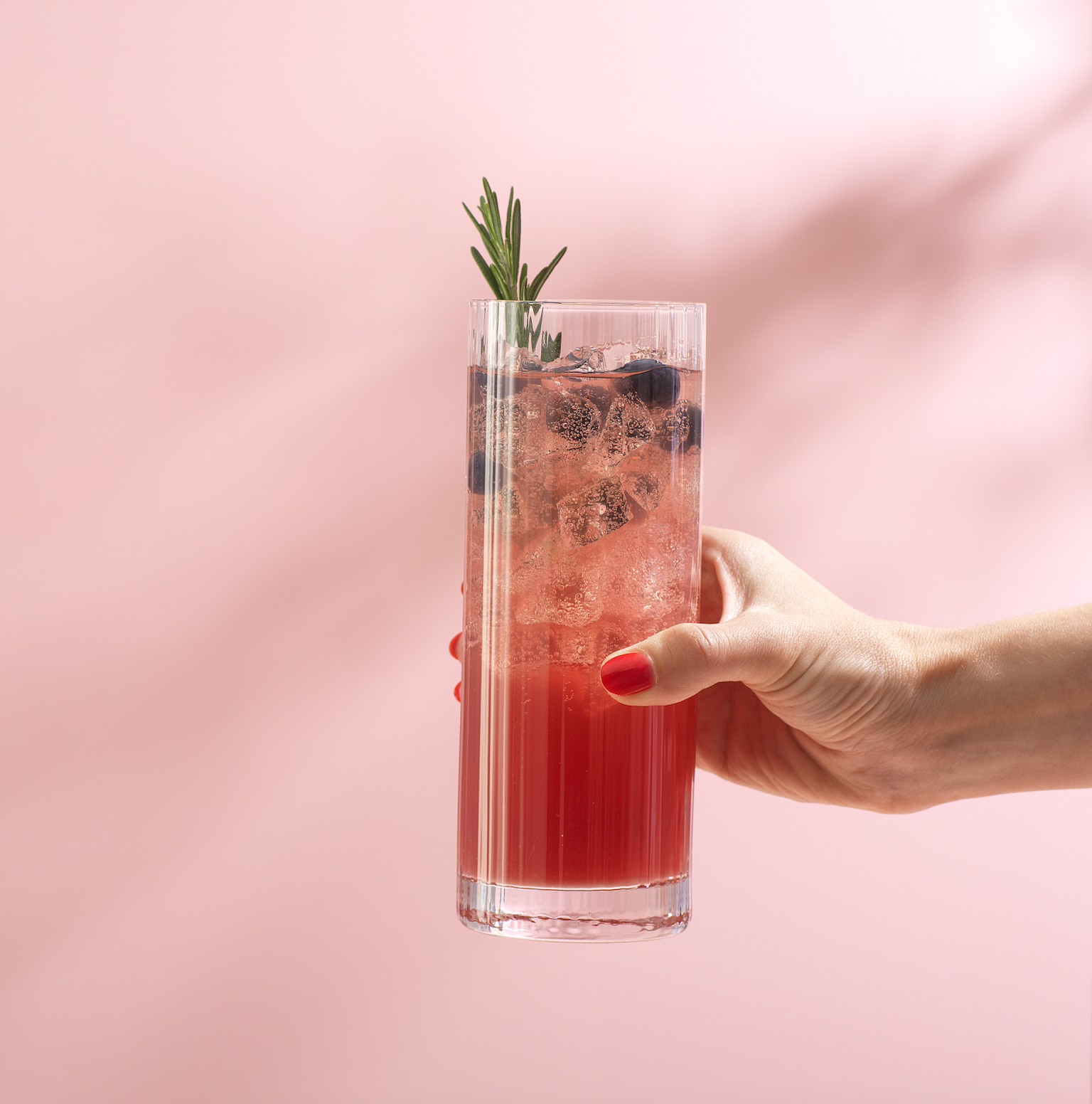 JoyJolt Elle Fluted Cylinder Highball Glasses