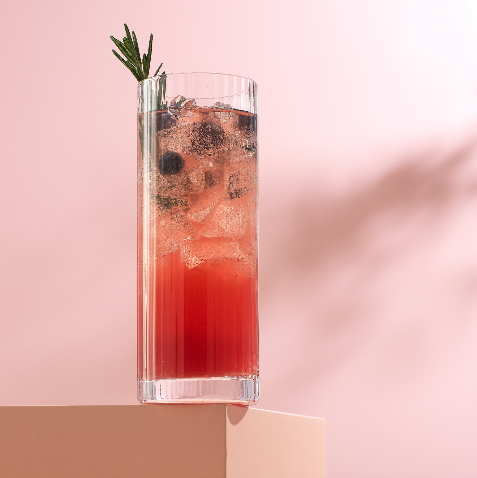 JoyJolt Elle Fluted Cylinder Highball Glasses