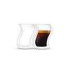 Pivot Double Wall Espresso Glasses, 2 oz