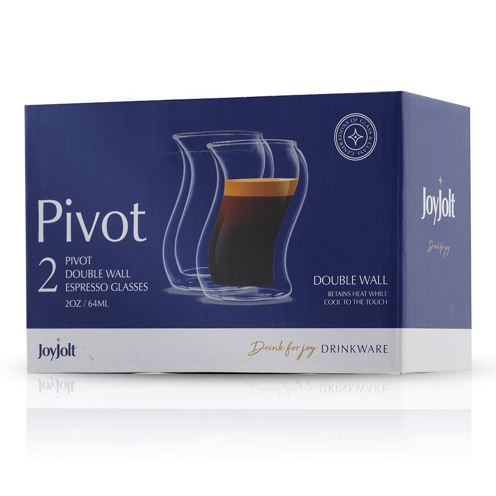 Pivot Double Wall Espresso Glasses