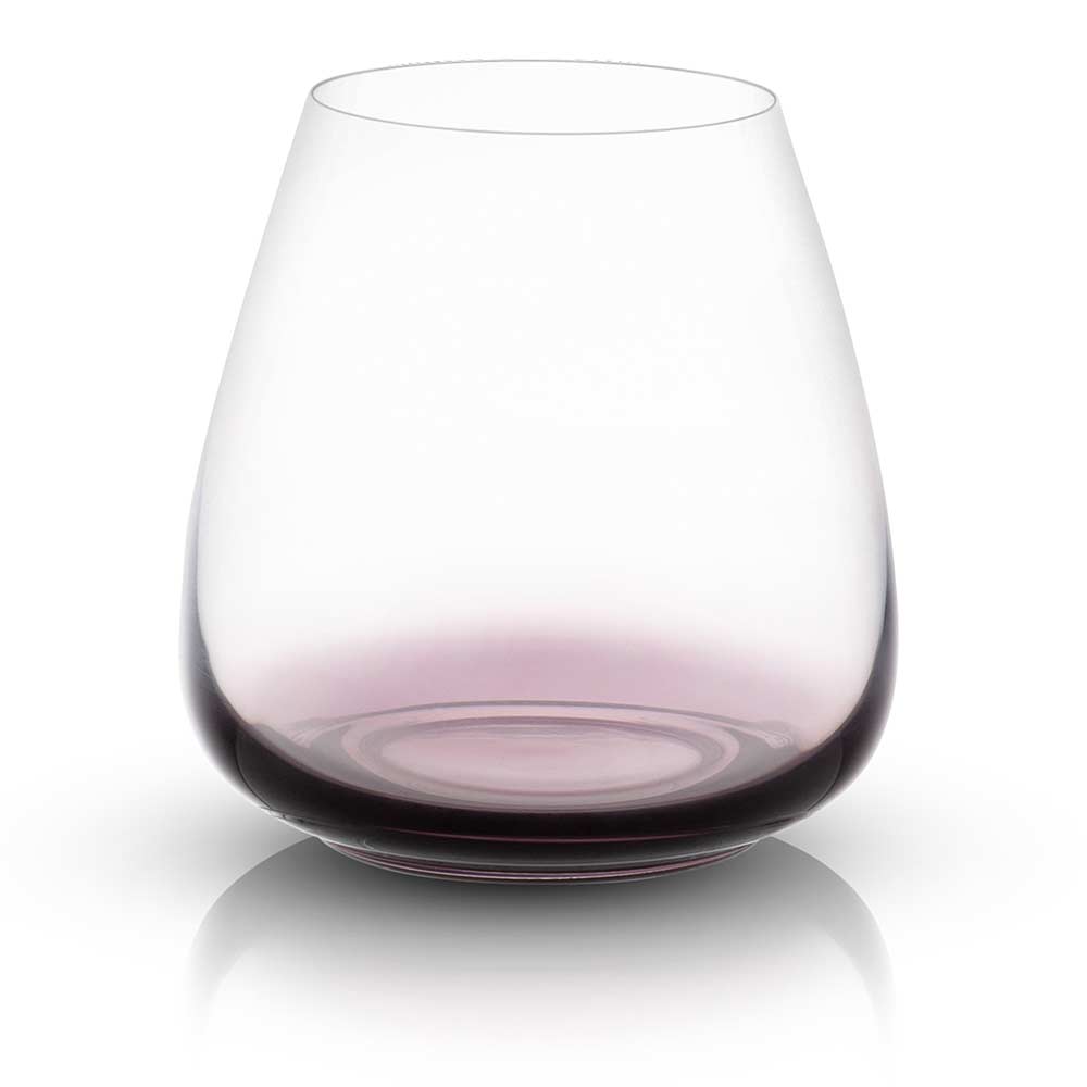 Black Swan Stemless Red Wine Glasses