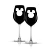 Disney Luxury Mickey Mouse Stemmed Red Wine Glasses, 23 oz
